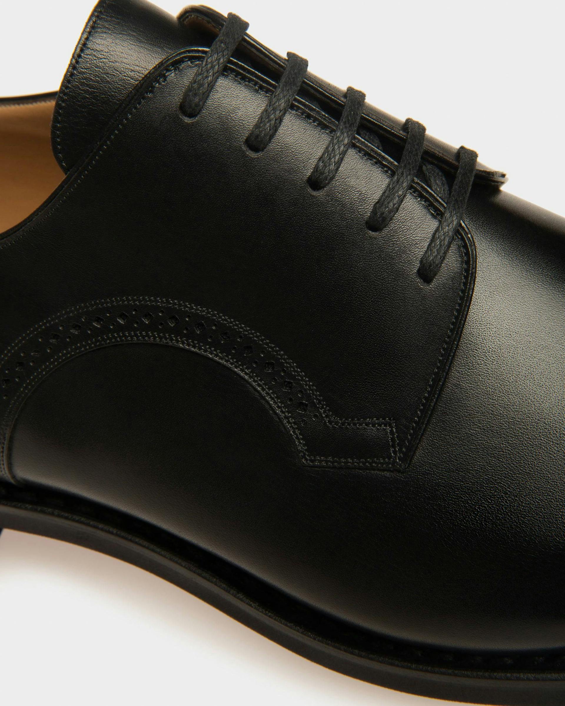 Scrivani Men's Leather Derby Lace-Up Shoe In Black - Men's - Bally - 05