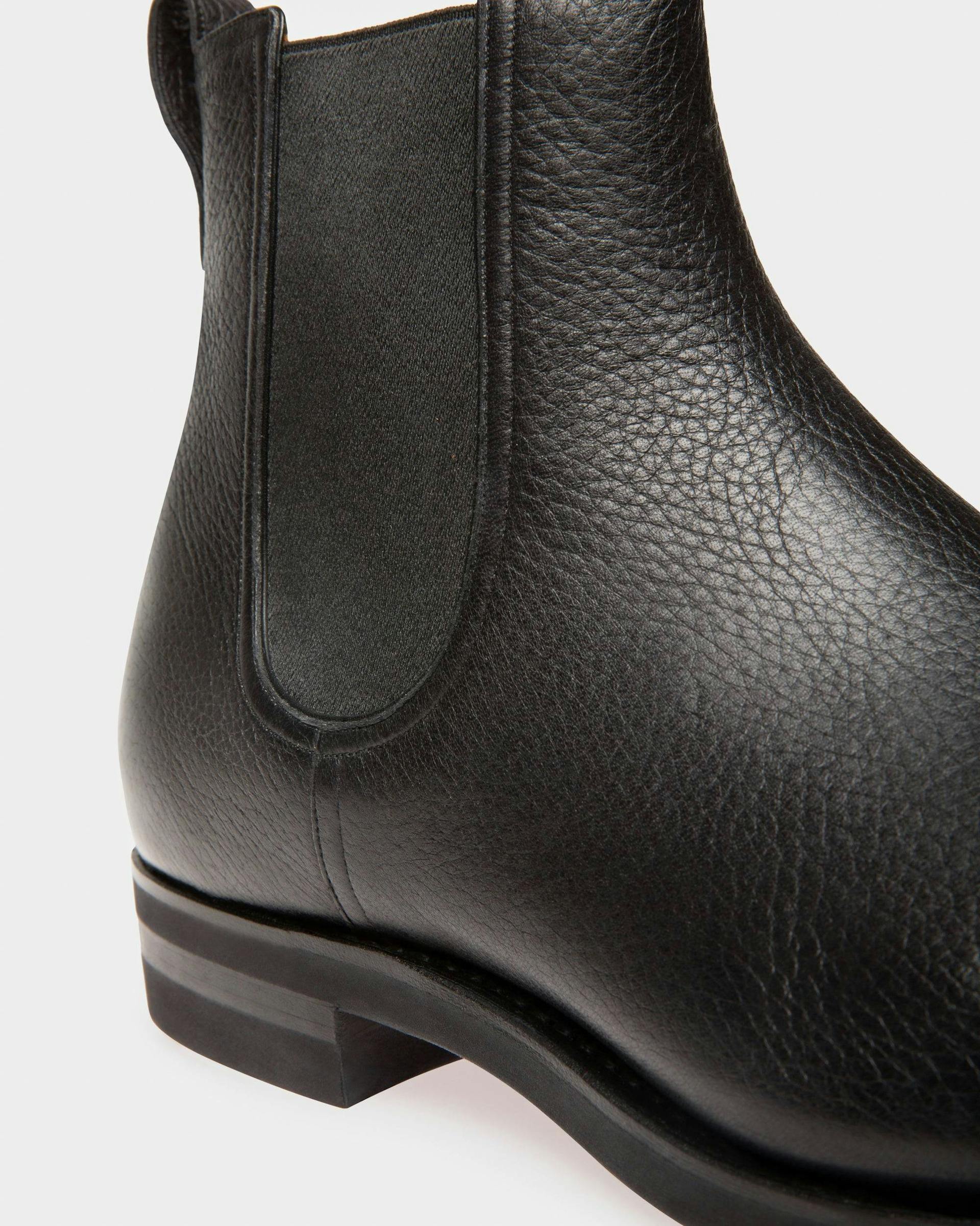 Scavone Men's Leather Boot In Black - Men's - Bally - 05