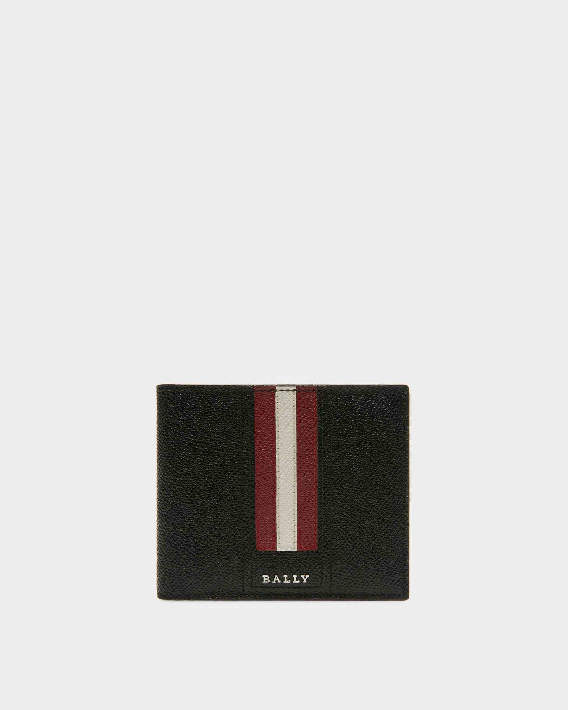 Taliky Leather Coin Wallet In Black - Men's - Bally