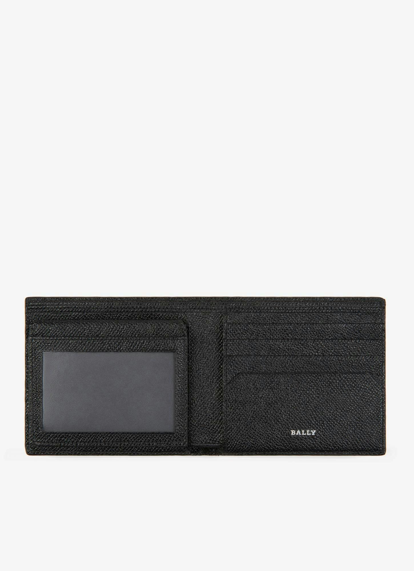 Taliky Leather Coin Wallet In Black - Men's - Bally - 02