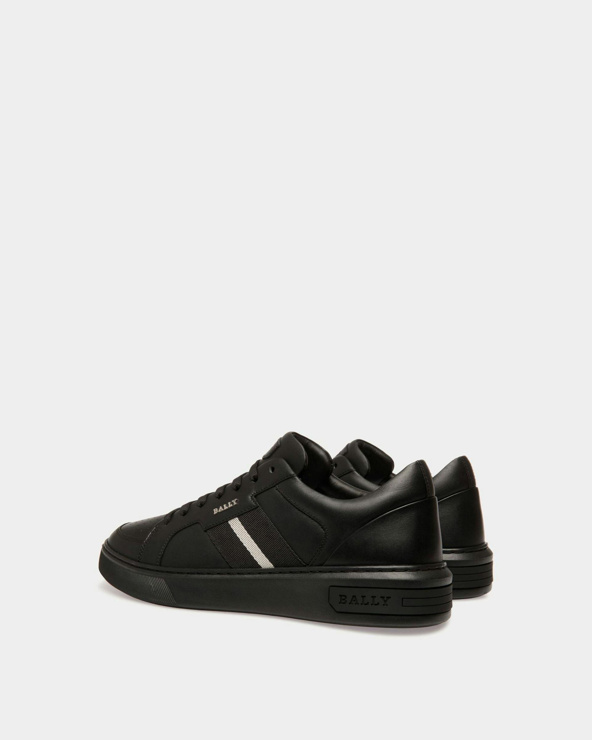 Moony Leather Sneakers In Black - Men's - Bally - 03