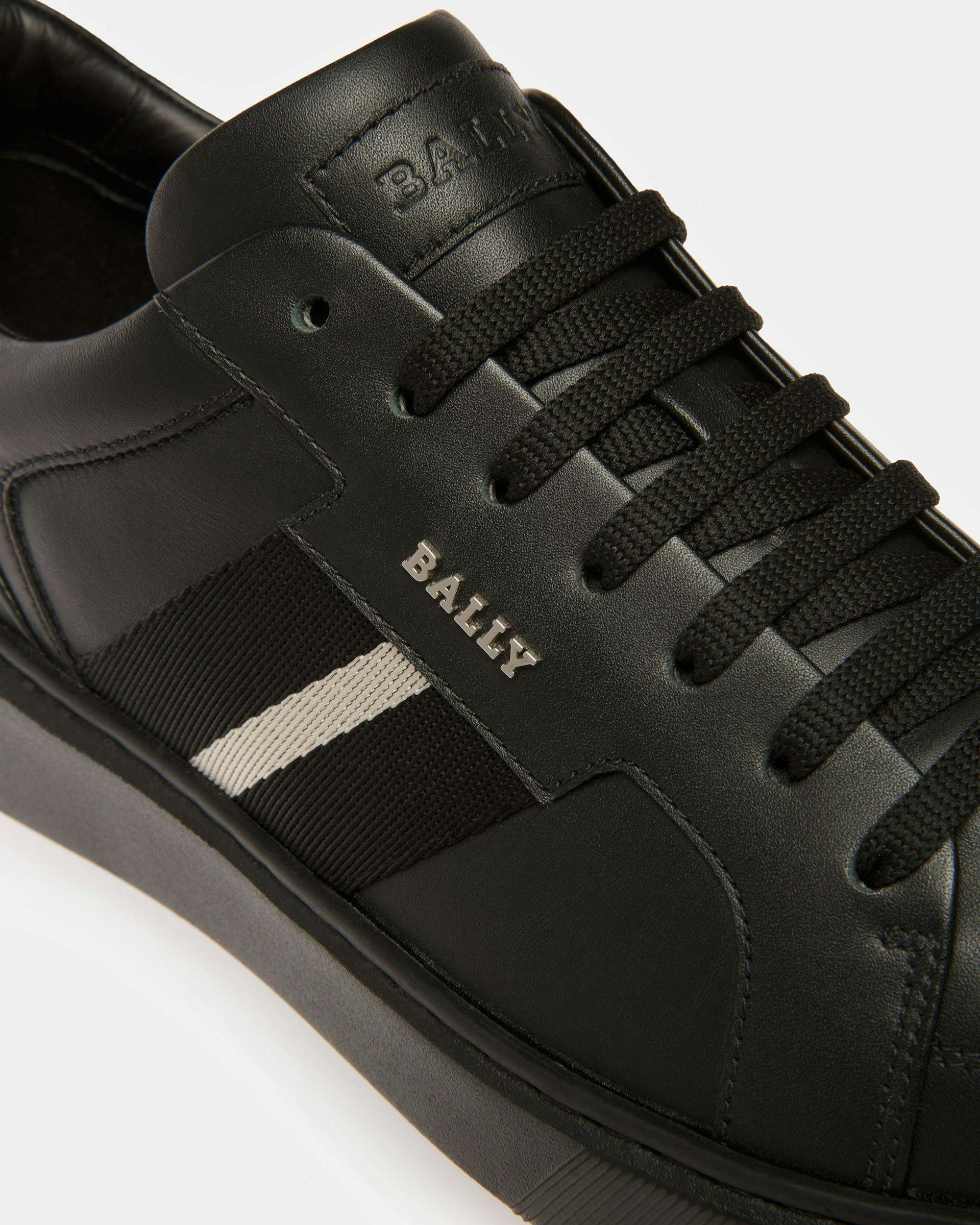 Moony Leather Sneakers In Black - Men's - Bally - 04