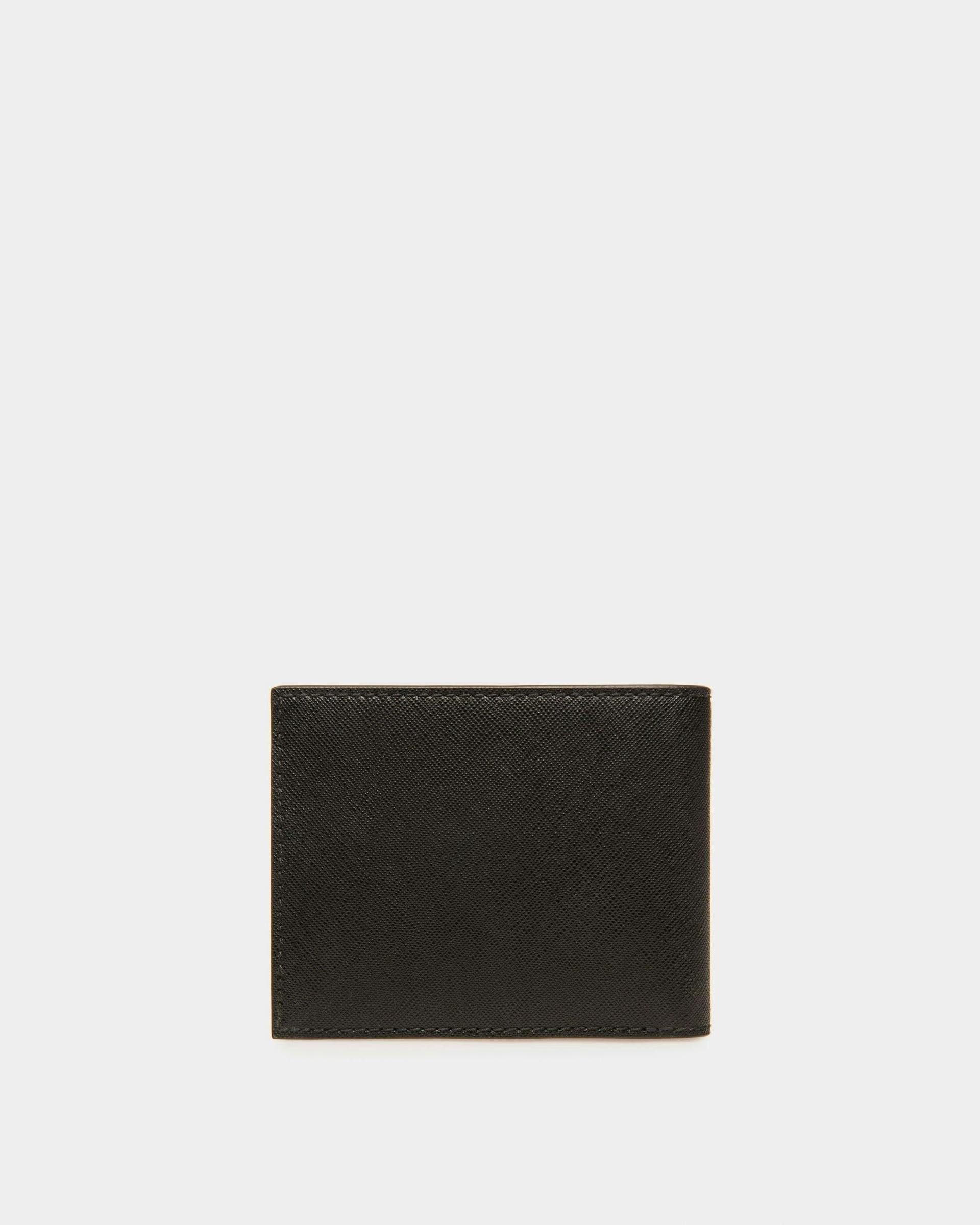 Bevye Recycled Leather Wallet In Black - Men's - Bally - 02