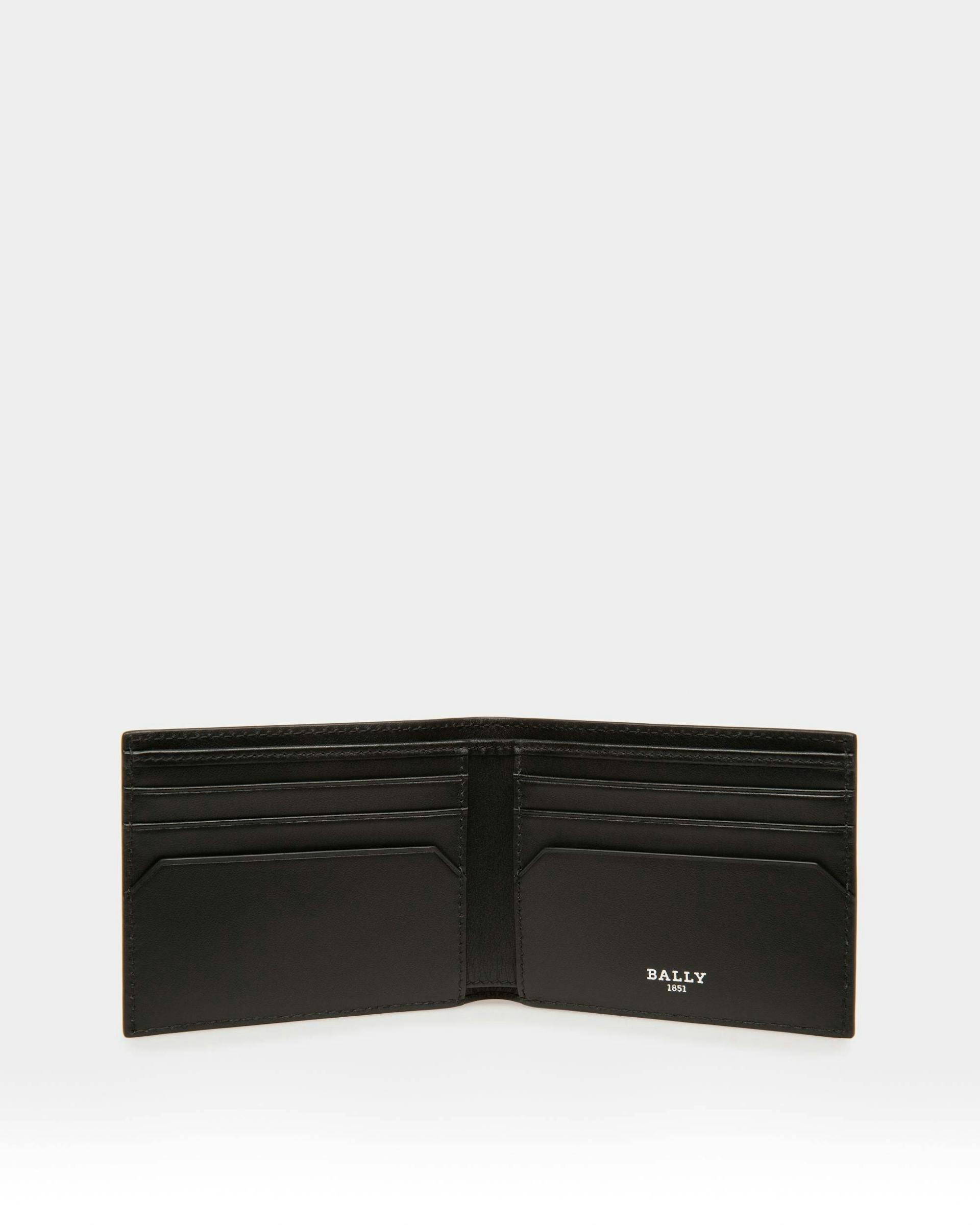 Bevye Recycled Leather Wallet In Black - Men's - Bally - 03