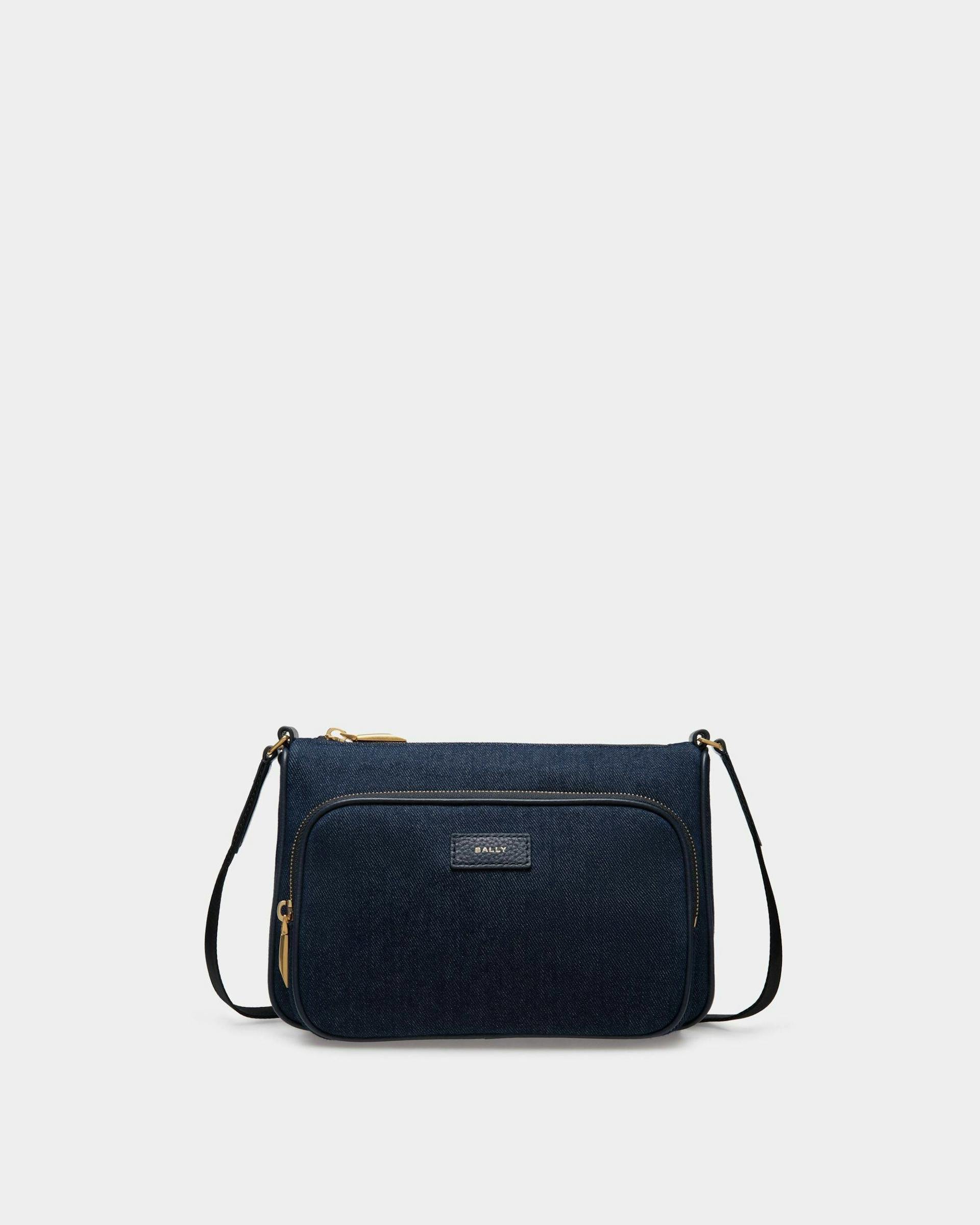 Men's Bar Crossbody Bag in Canvas And Leather | Bally | Still Life Front