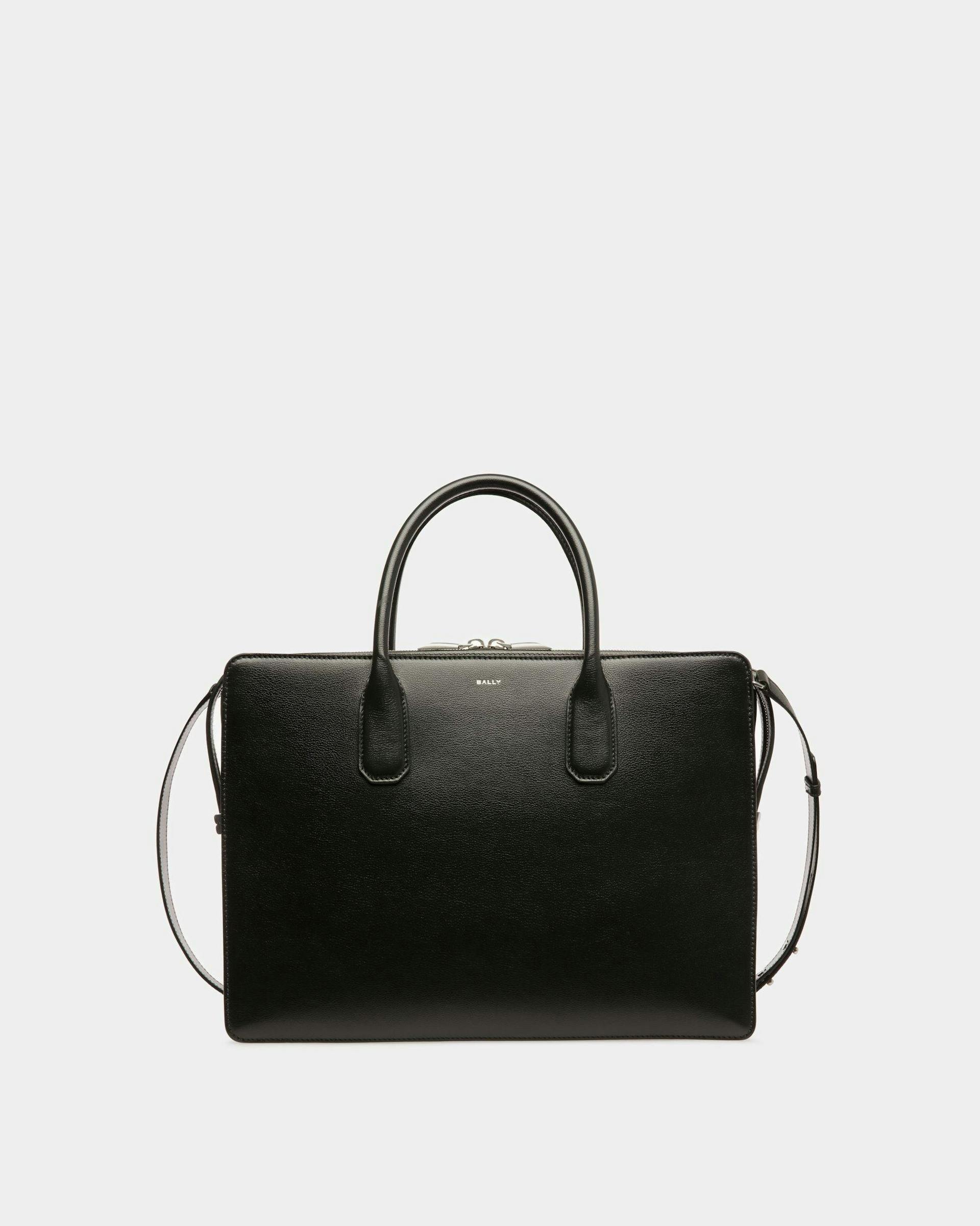 Banque Tote in Black Leather - Men's - Bally - 01