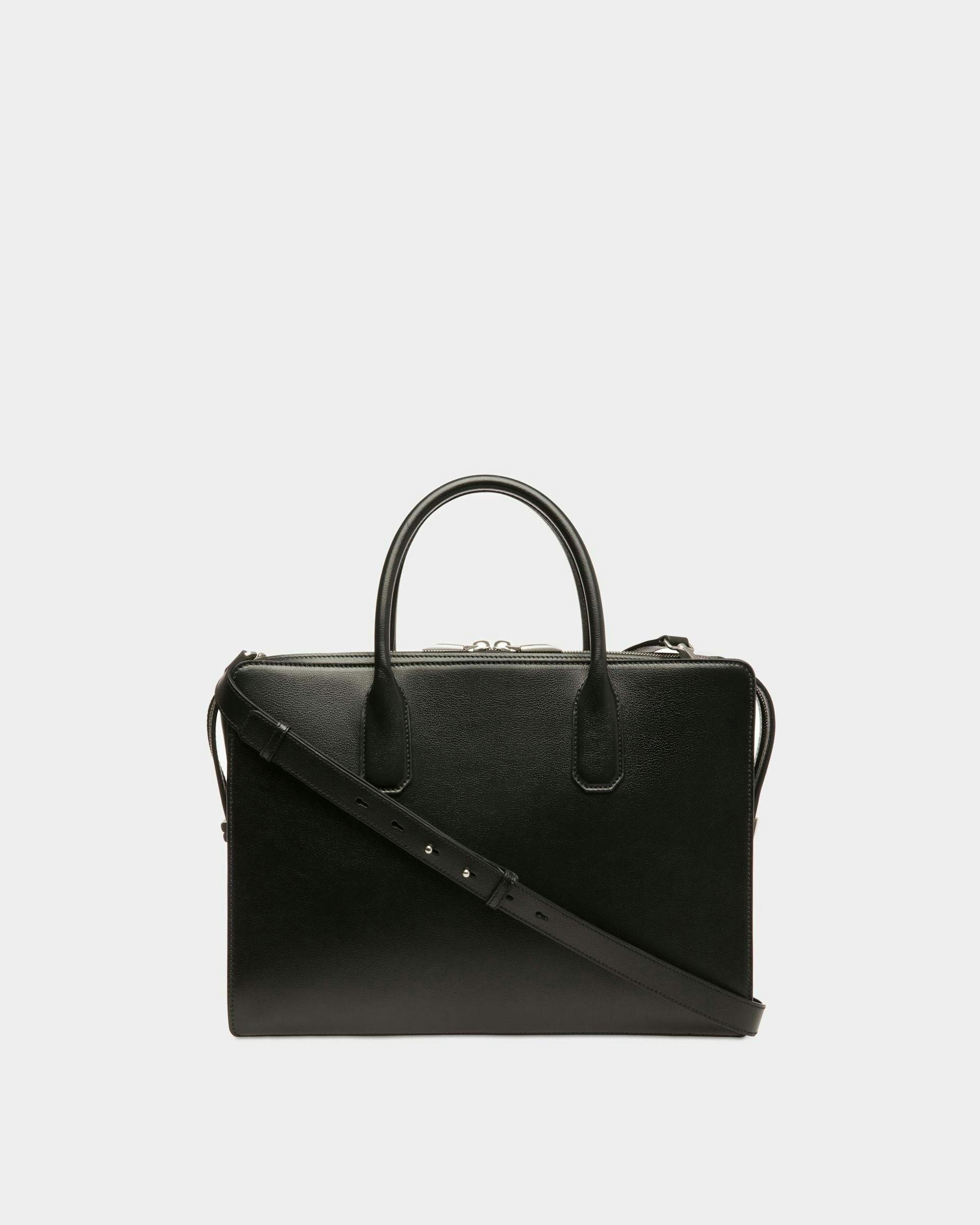 Banque Tote in Black Leather - Men's - Bally - 02