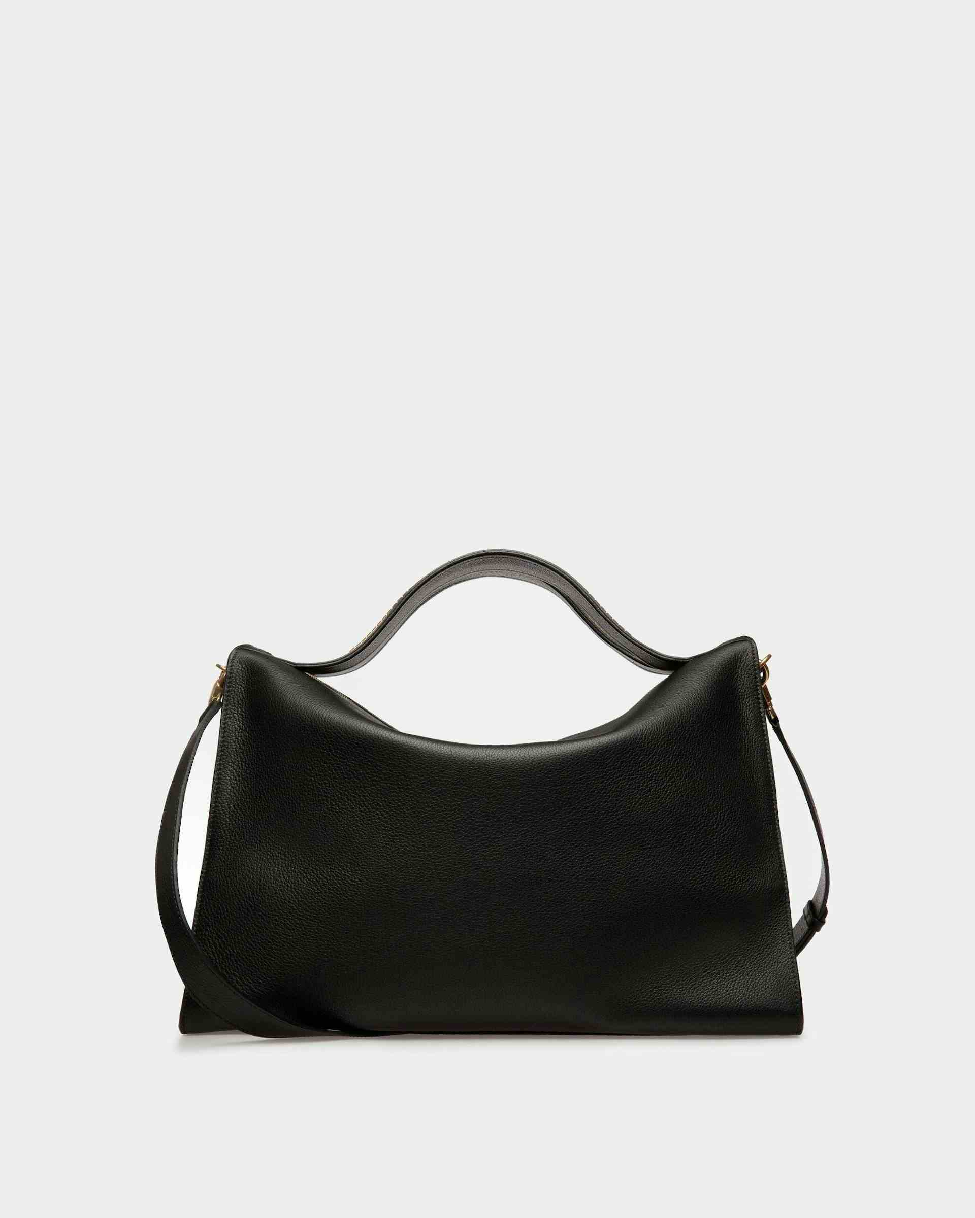 Arkle Soft Tote Bag In Black Leather - Men's - Bally