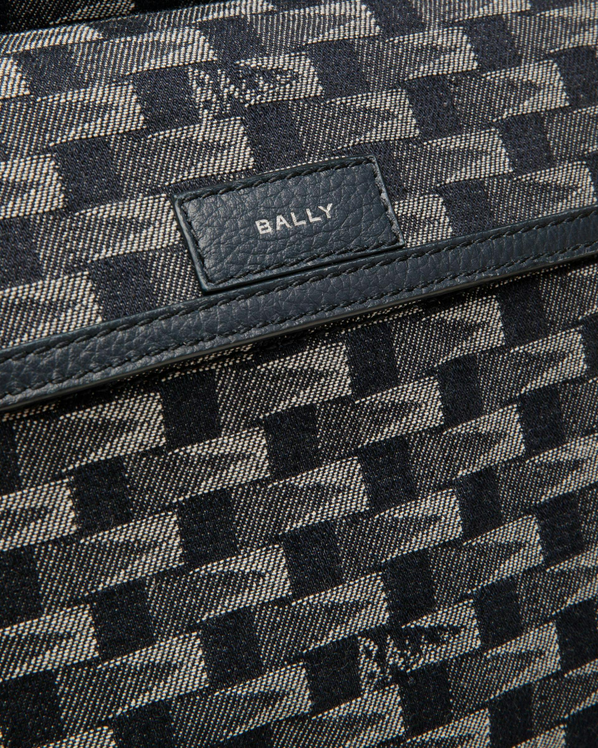 Men's Pennant Backpack in Denim | Bally | Still Life Detail