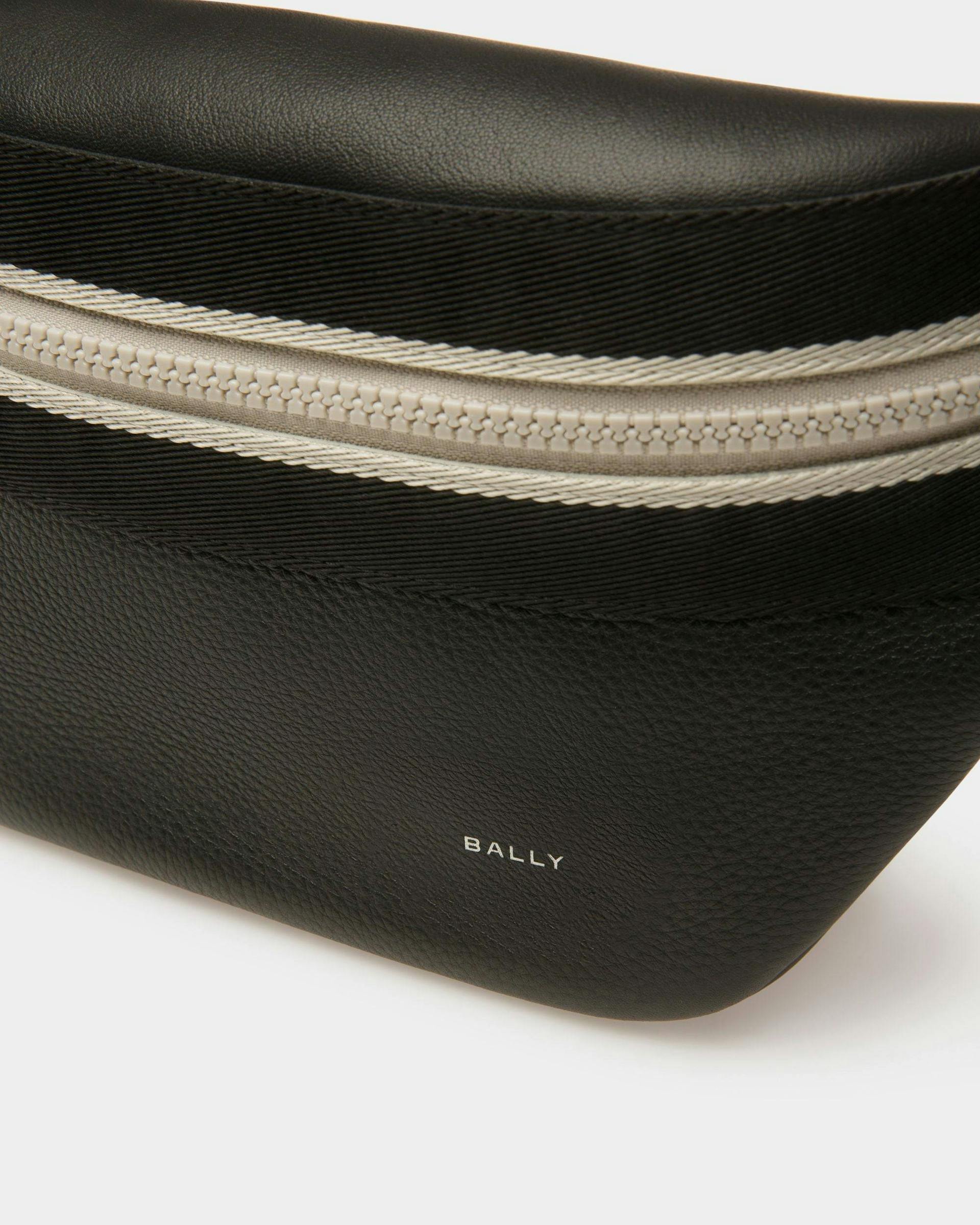 Ribbon Belt Bag In Black Leather - Men's - Bally - 05