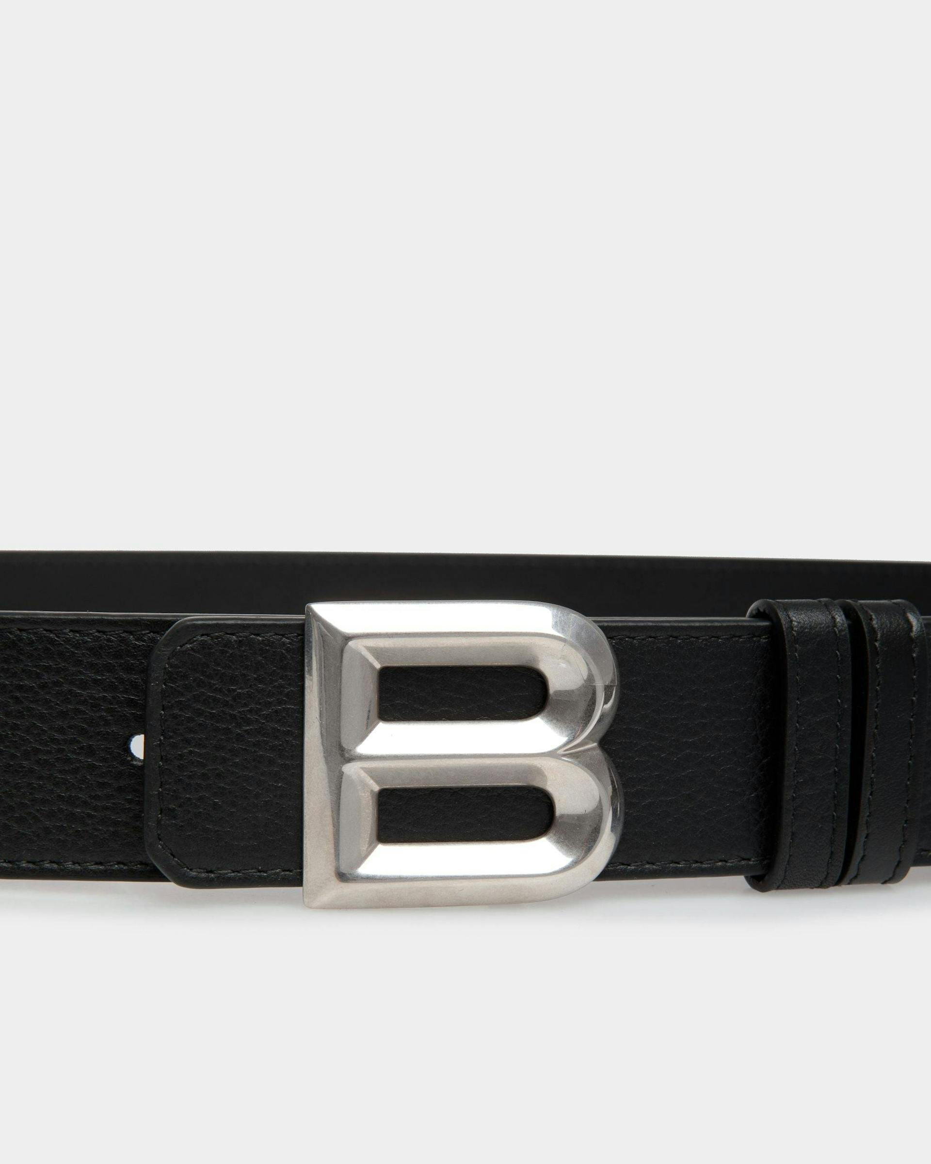 B Bold 35mm Belt In Black Leather - Men's - Bally - 03