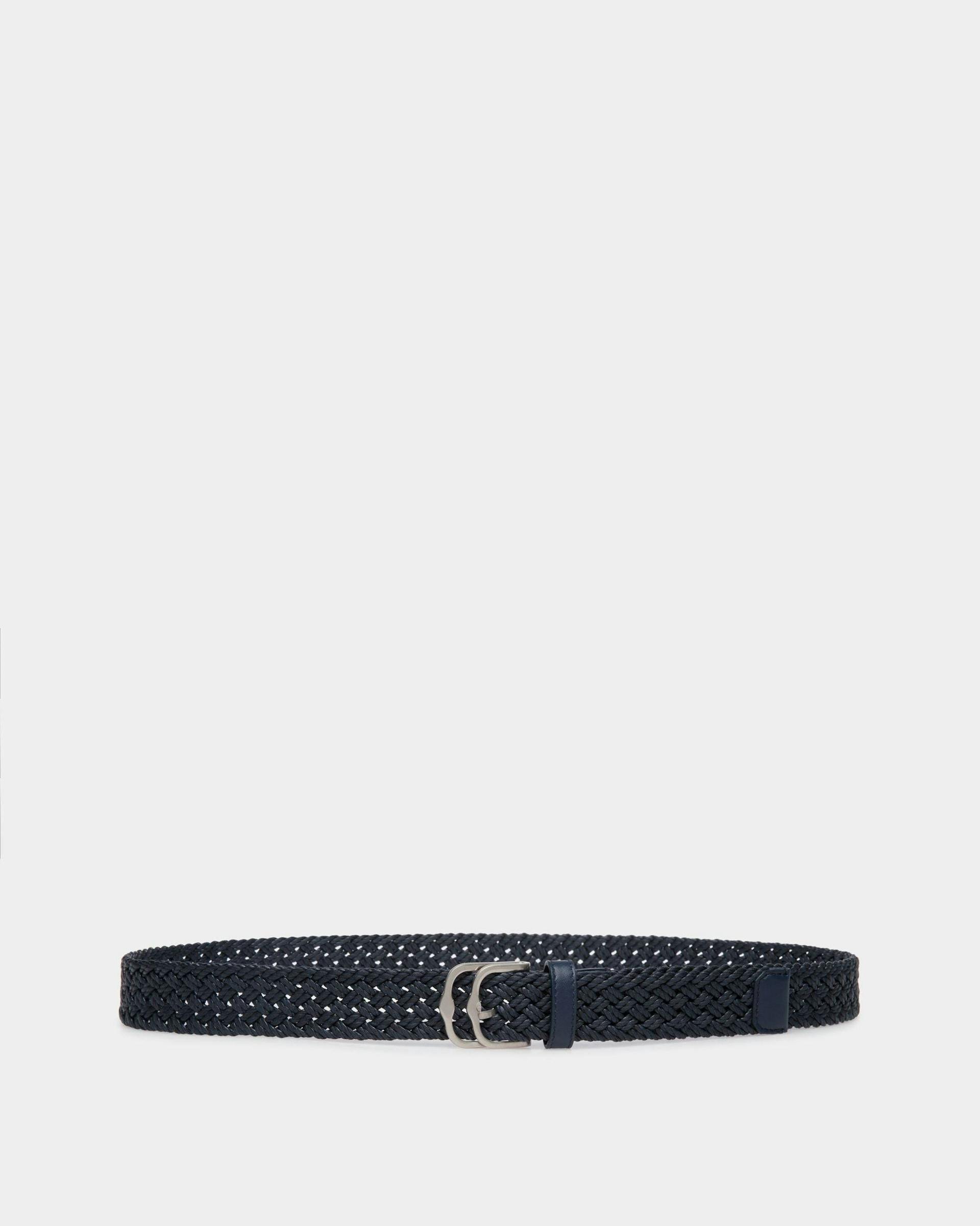 Men's Embert 30mm Belt in Fabric And Leather | Bally | Still Life Front