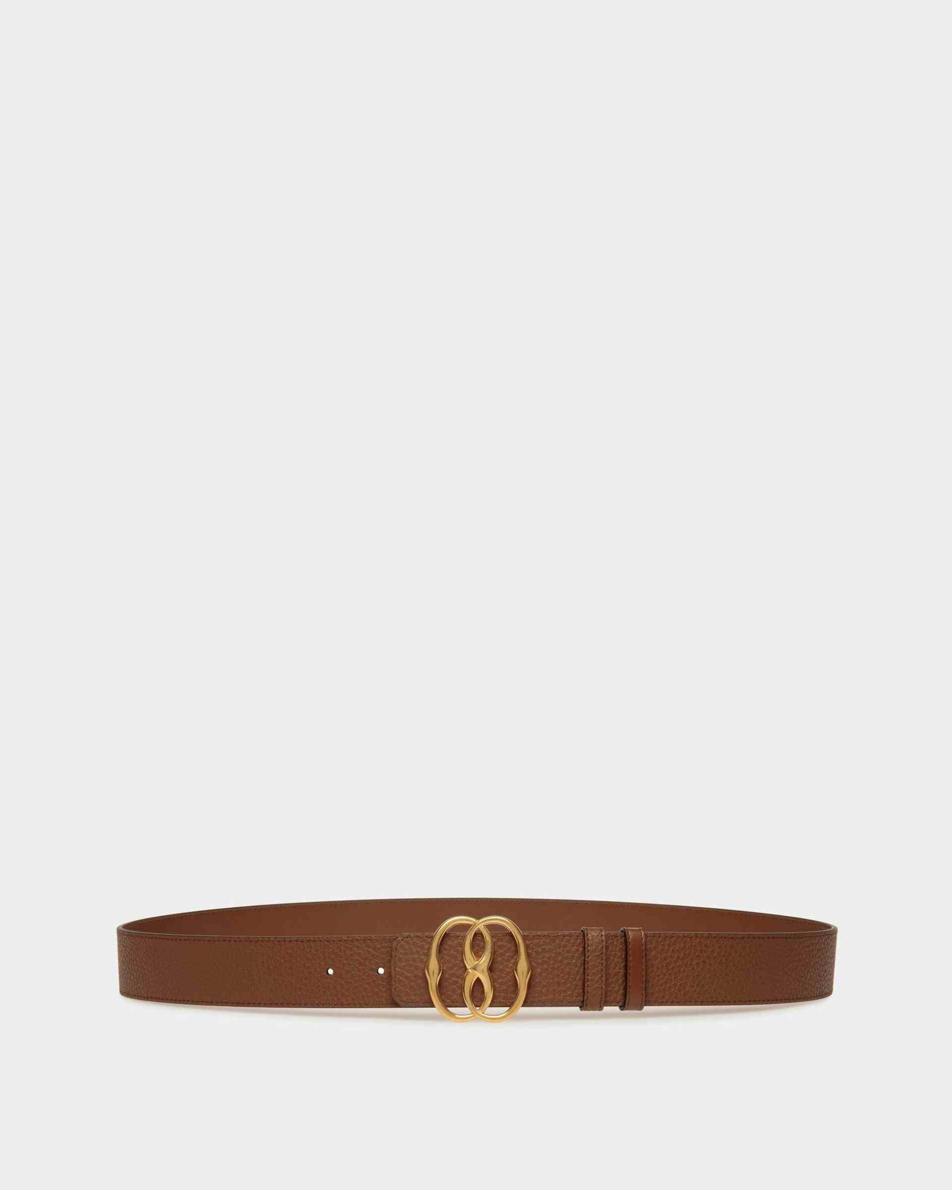 Bally Iconic 35mm Belt In Brown Leather - Men's - Bally