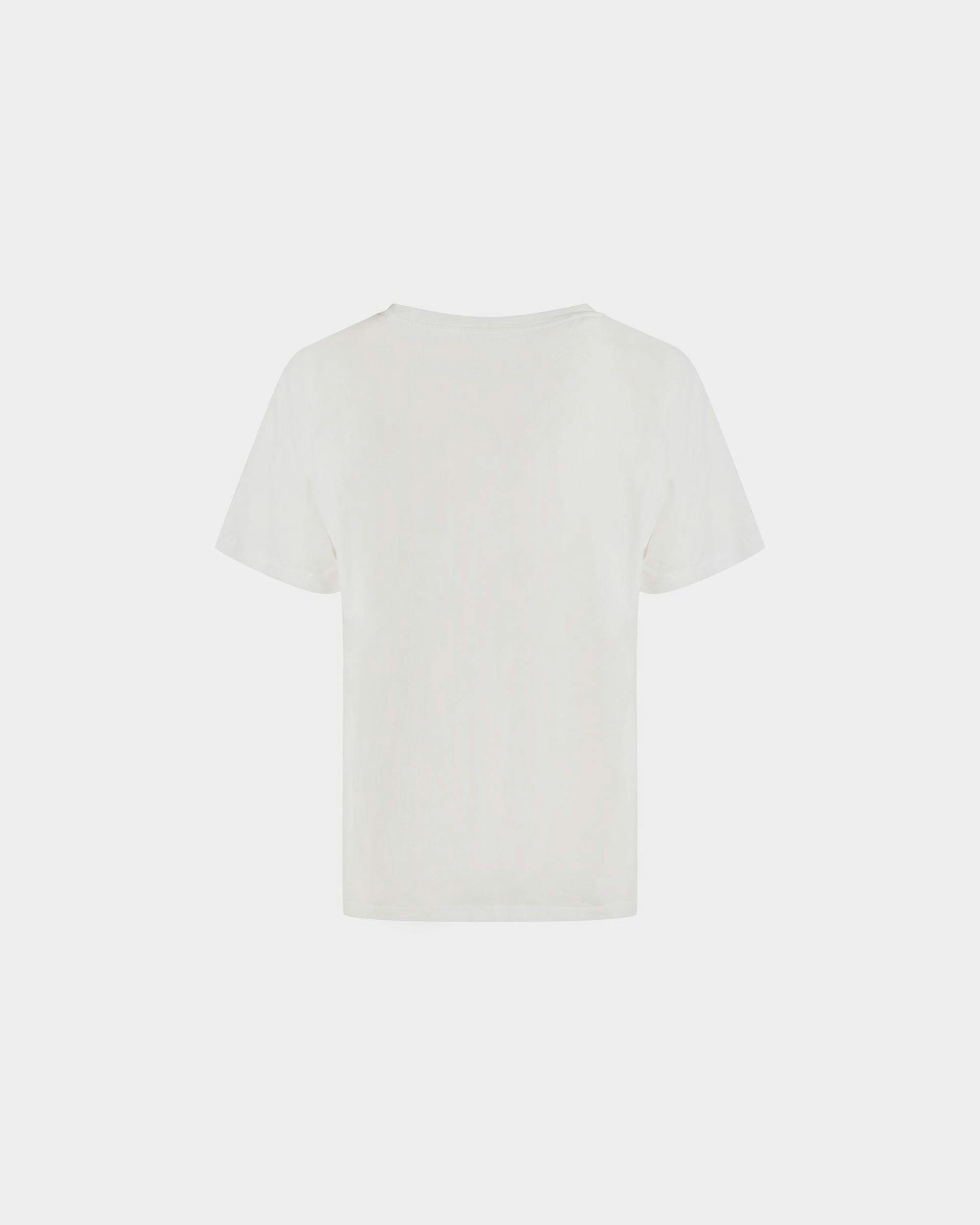 Foiled T-Shirt In White Cotton - Men's - Bally - 07