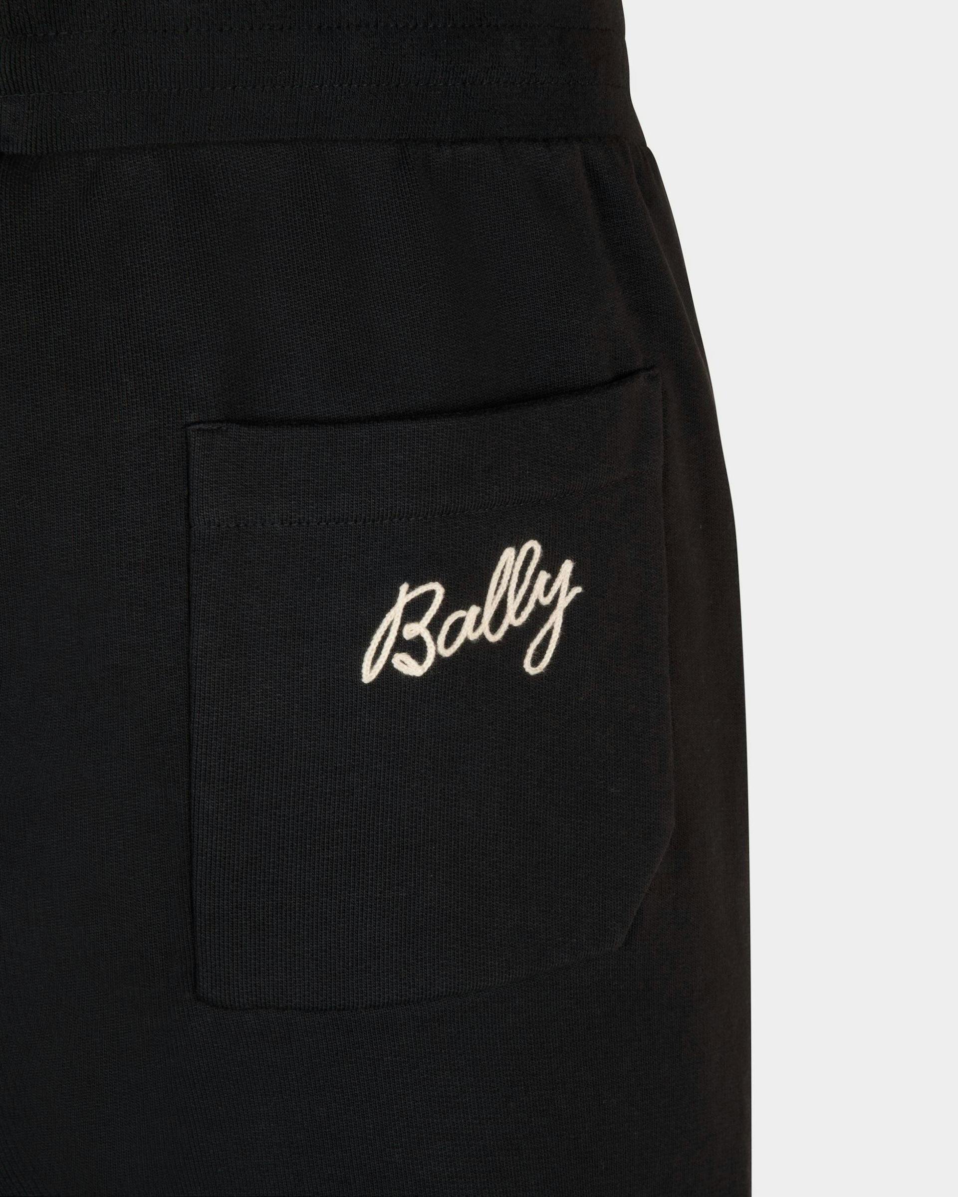 Men's Sweatpants in Navy Blue Cotton | Bally | On Model Detail