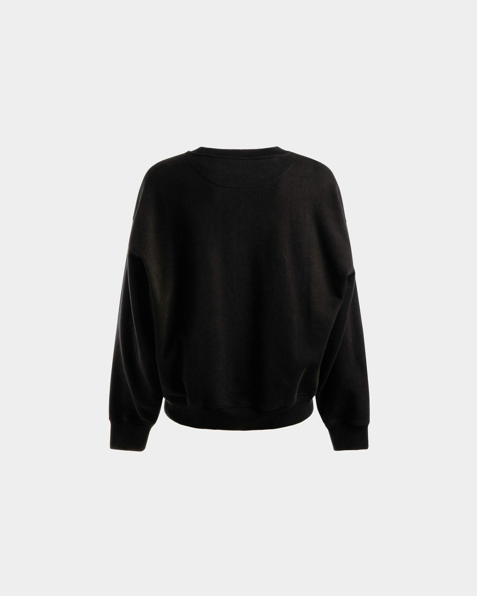Logo Sweatshirt In Black Cotton - Men's - Bally - 07