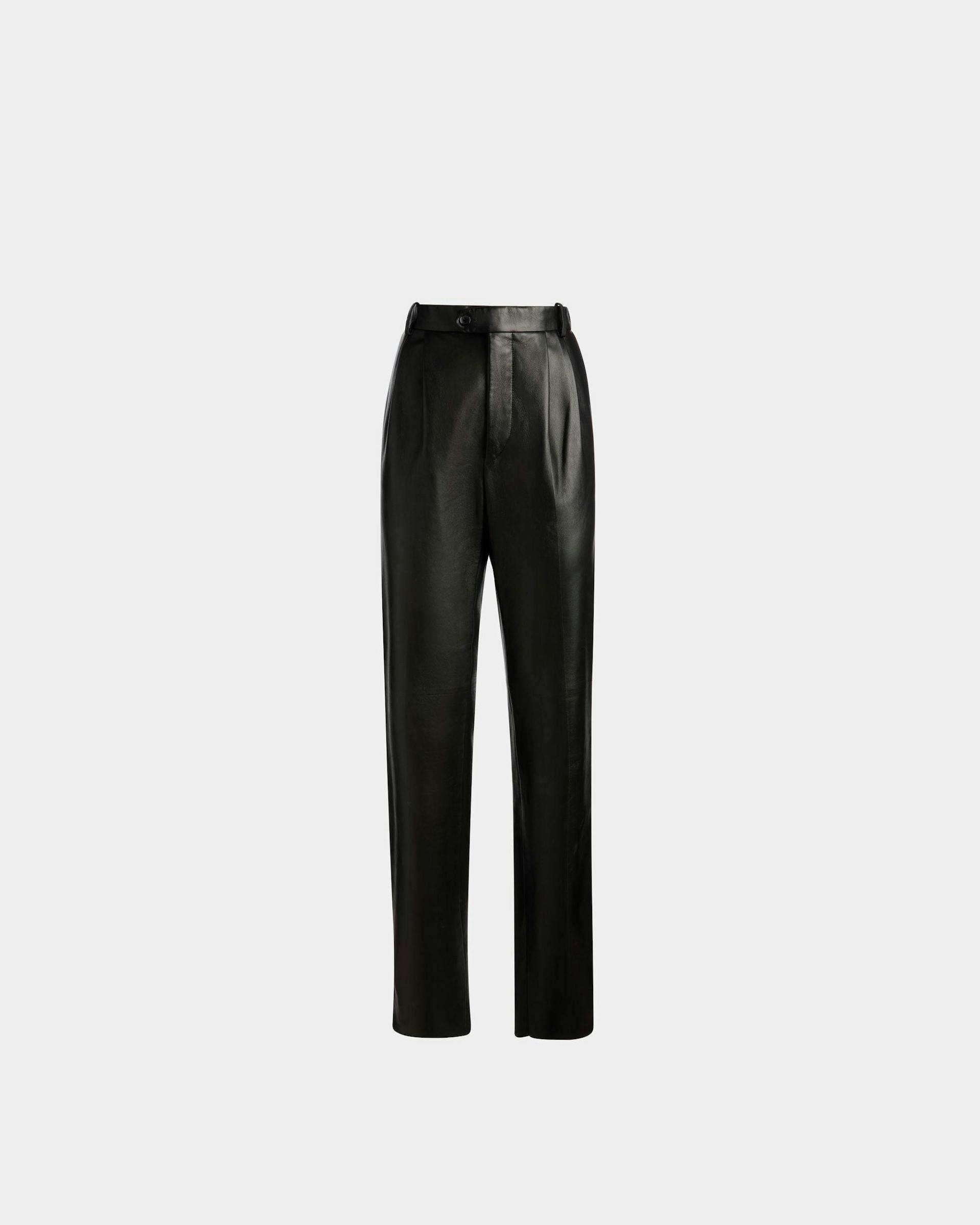 Leather Trousers In Black Leather - Men's - Bally - 01