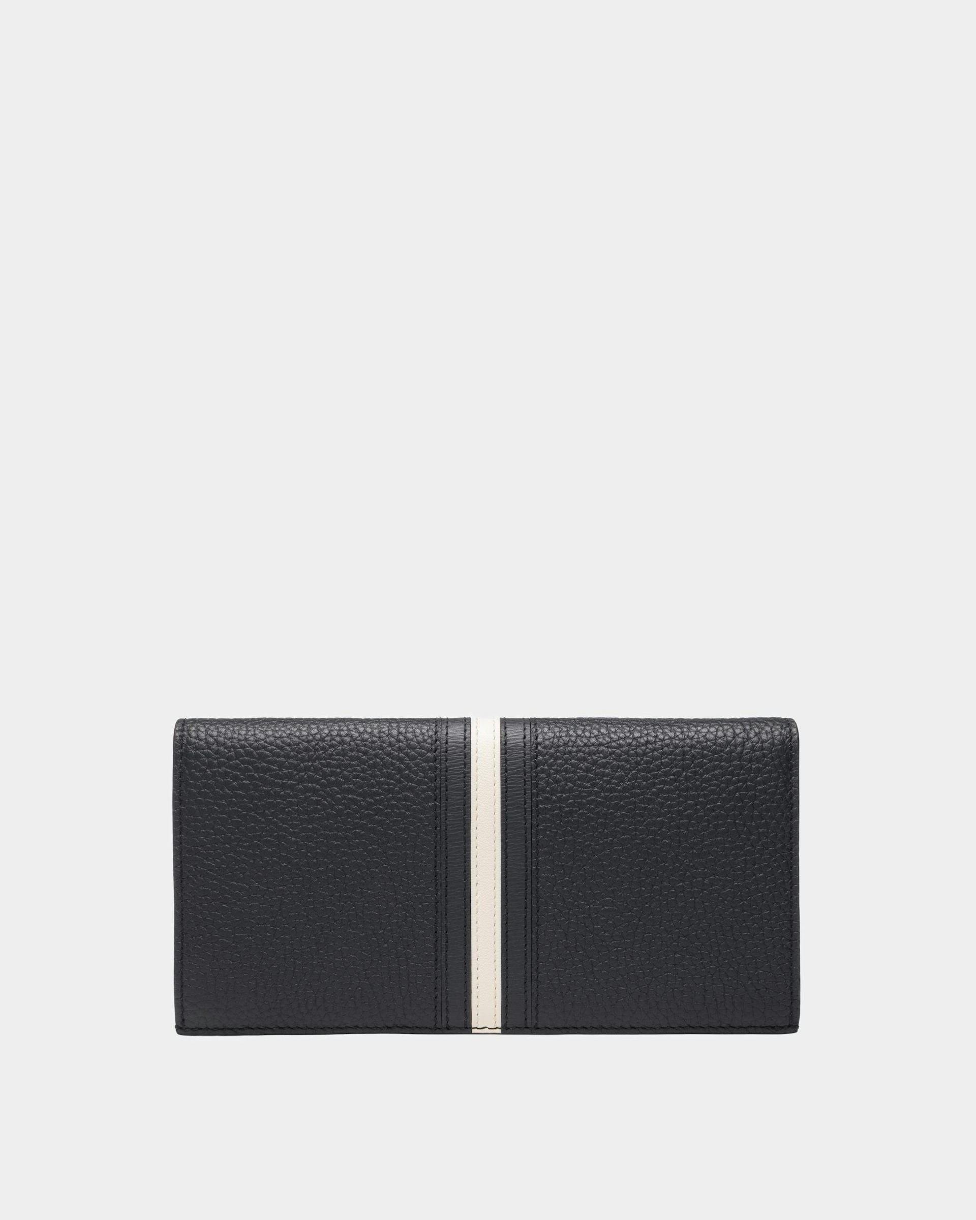Men's Ribbon Continental Wallet In Midnight Leather | Bally | Still Life Back