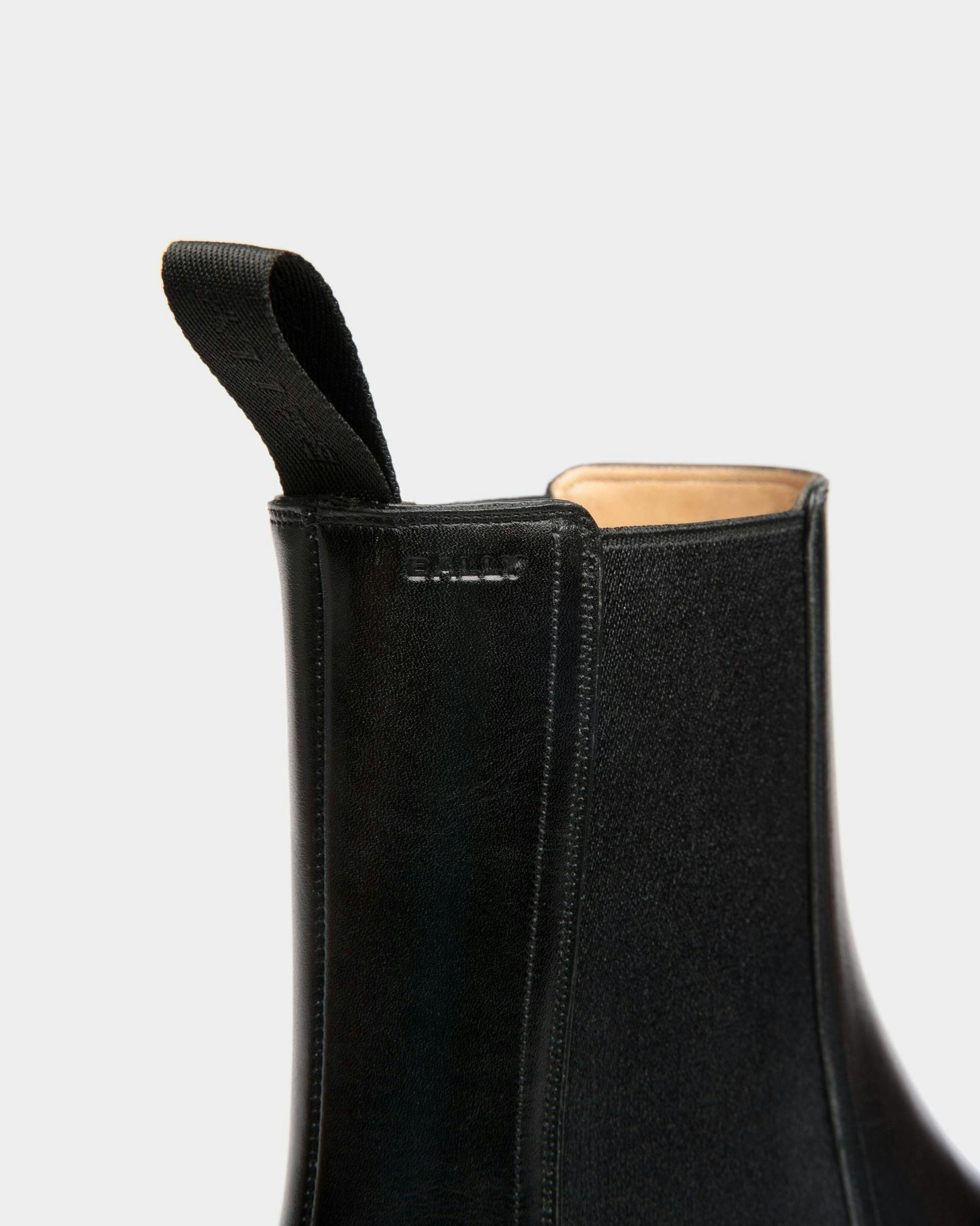 Men's Scribe Boot in Black Leather | Bally | Still Life Detail