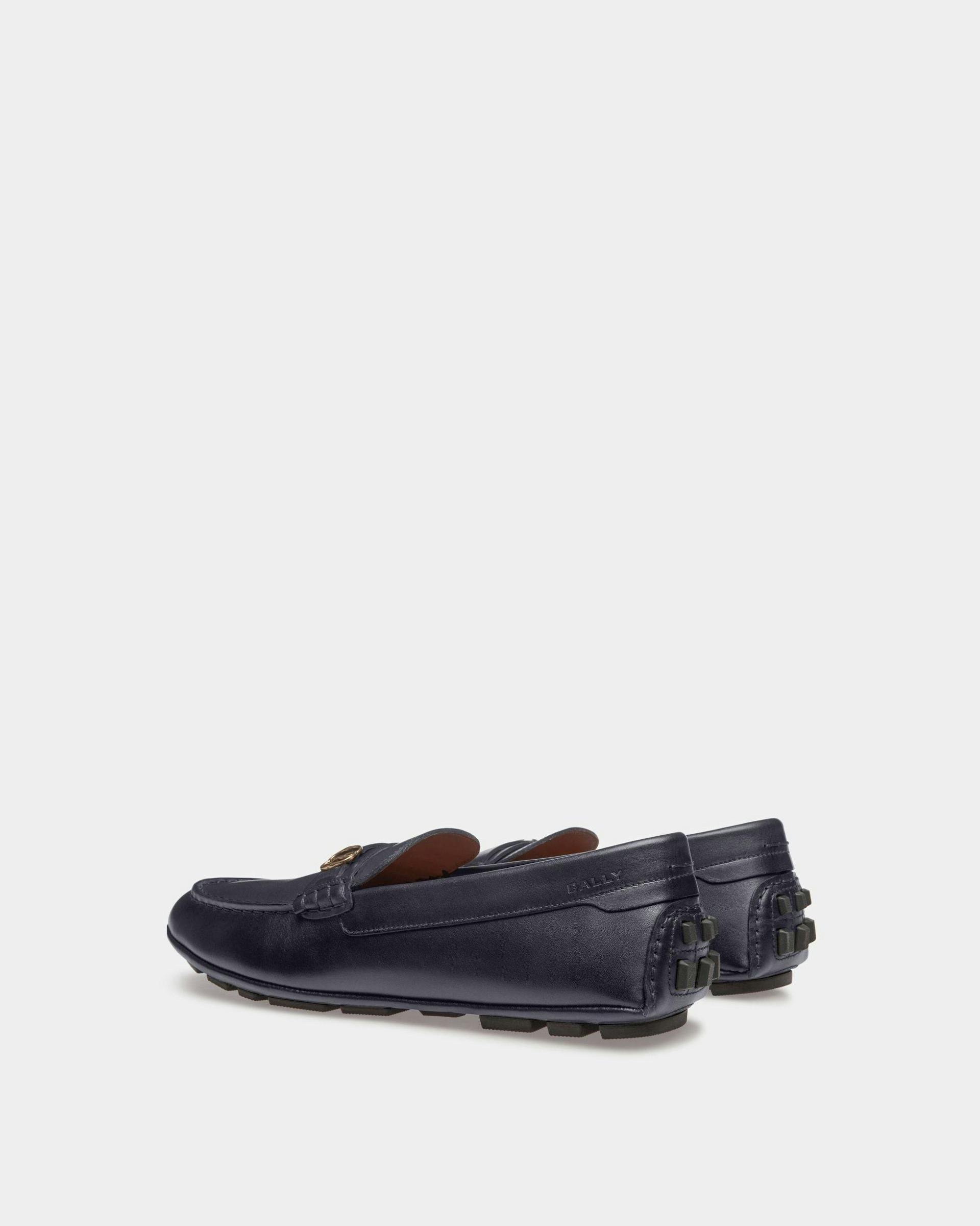 Kerbs Drivers In Midnight Leather - Men's - Bally - 03