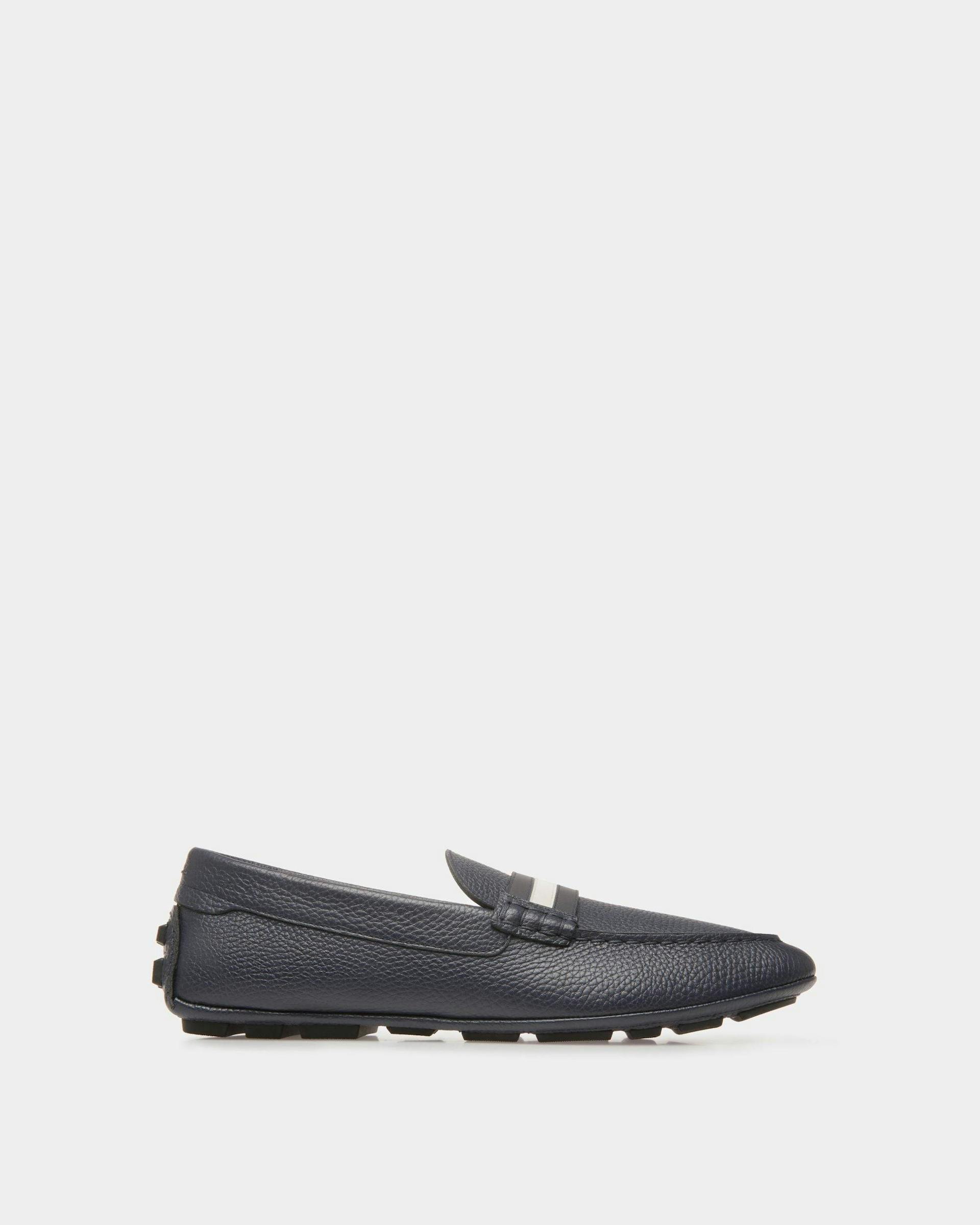 Kerbs Drivers In Midnight Leather - Men's - Bally - 01
