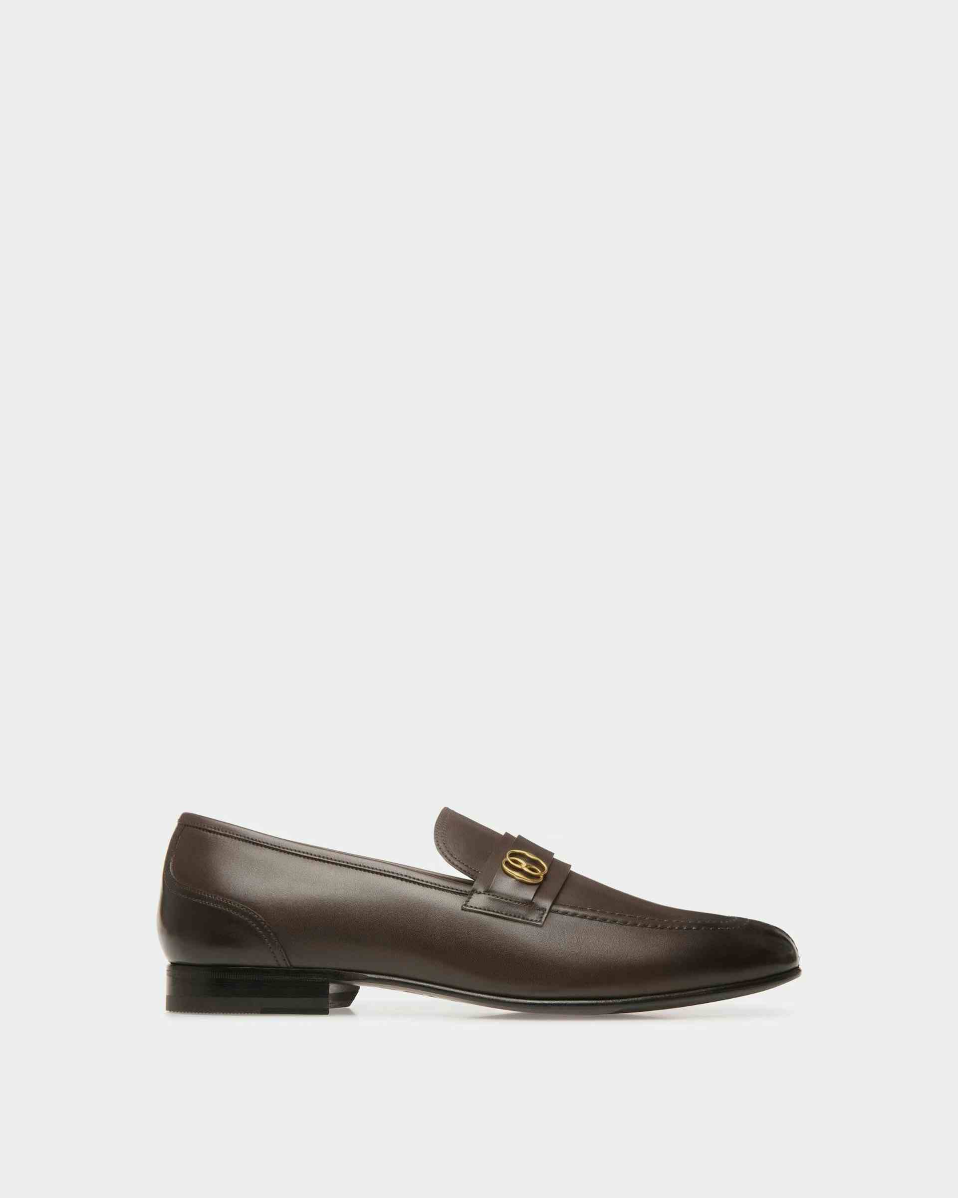 Suisse Loafers In Brown Leather - Men's - Bally
