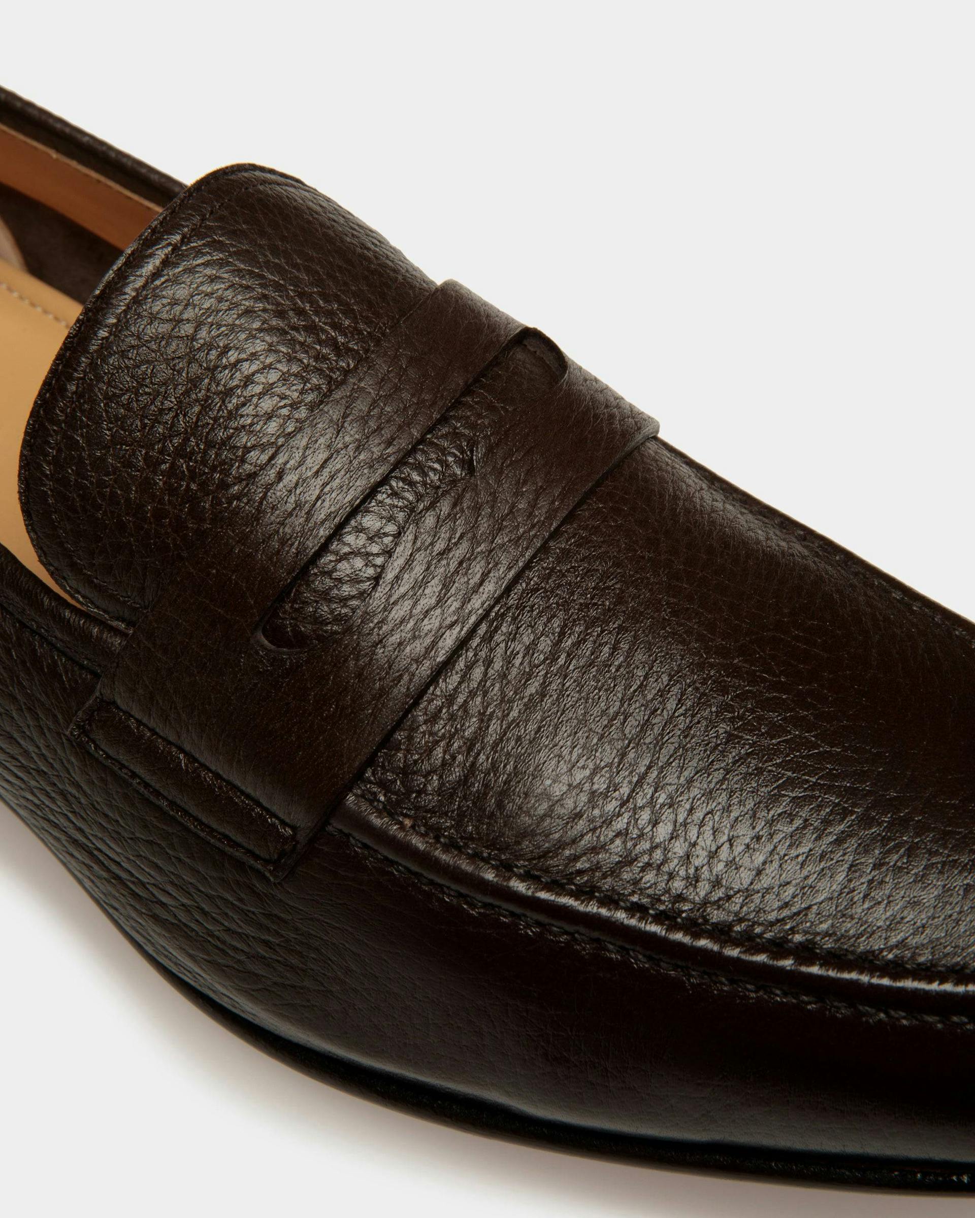 Suisse Loafers In Brown Leather - Men's - Bally - 04