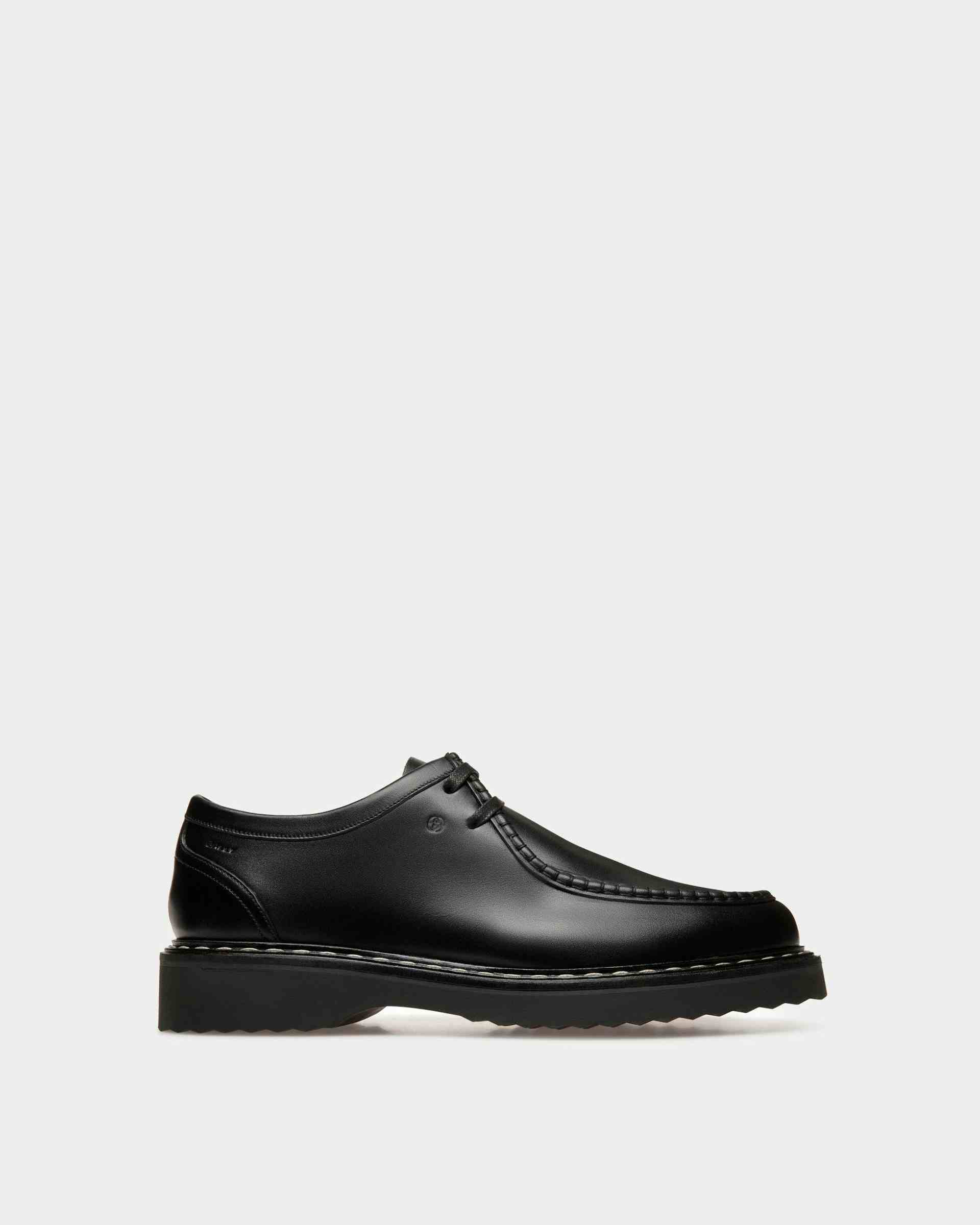Neasden Derby Shoes In Black Leather - Men's - Bally