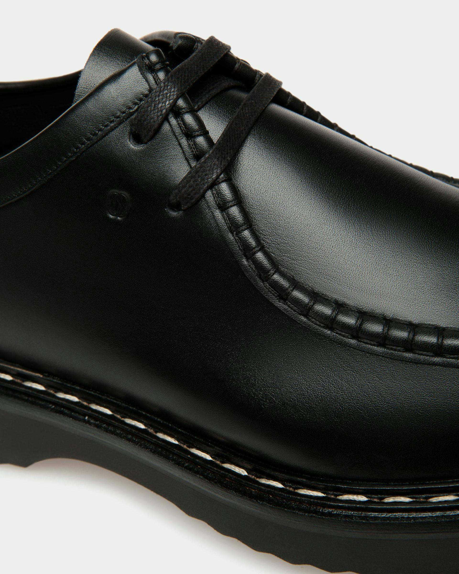 Neasden Derby Shoes In Black Leather - Men's - Bally - 05