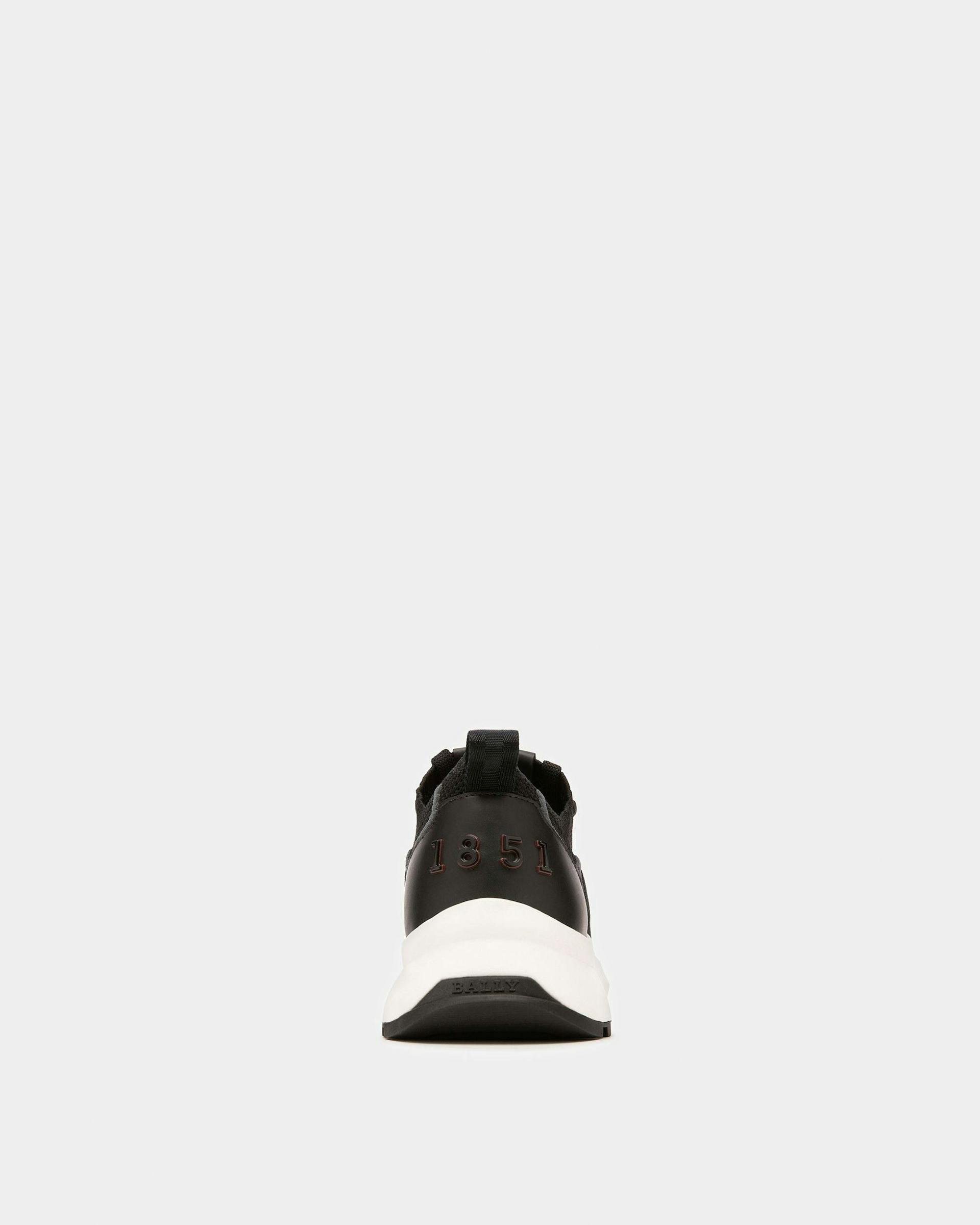 Davyn Mesh And Leather Sneakers In Black - Men's - Bally - 04