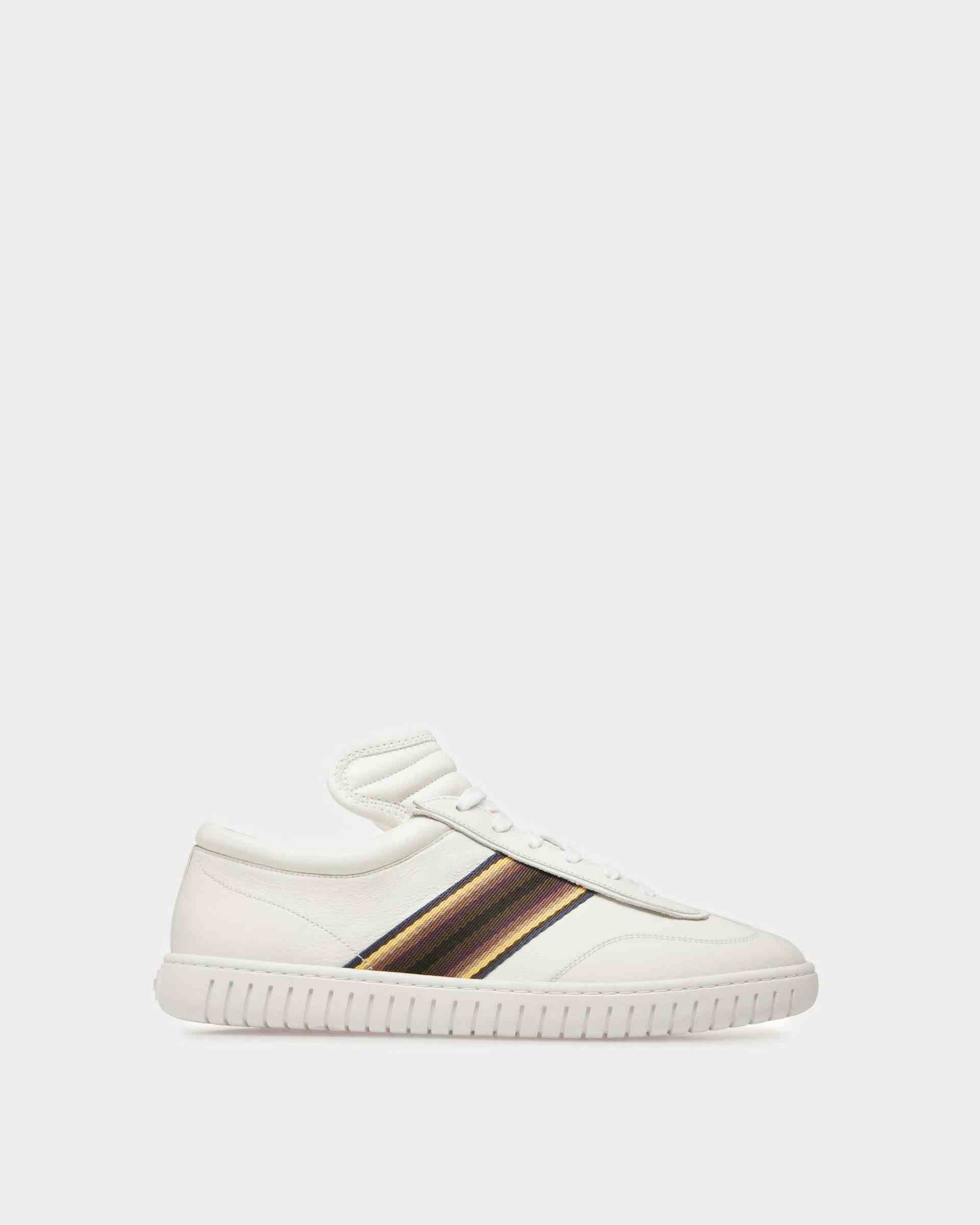 Player Sneakers In White Leather - Men's - Bally
