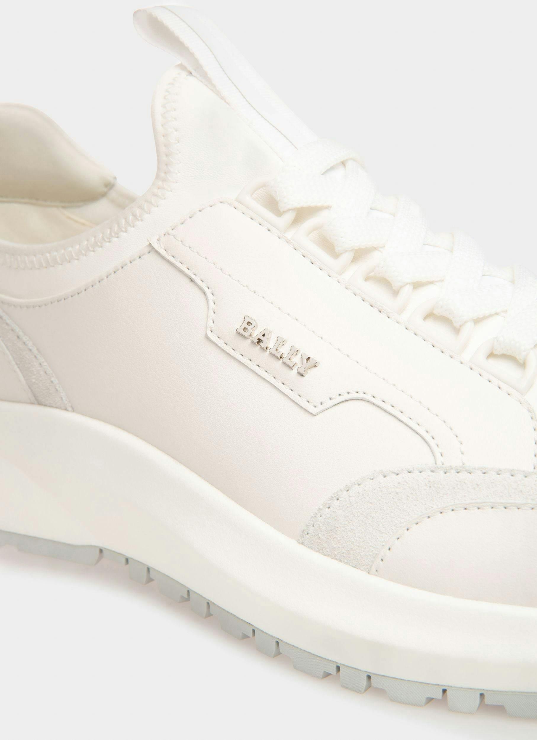 Deven Leather Sneakers In White - Men's - Bally - 06