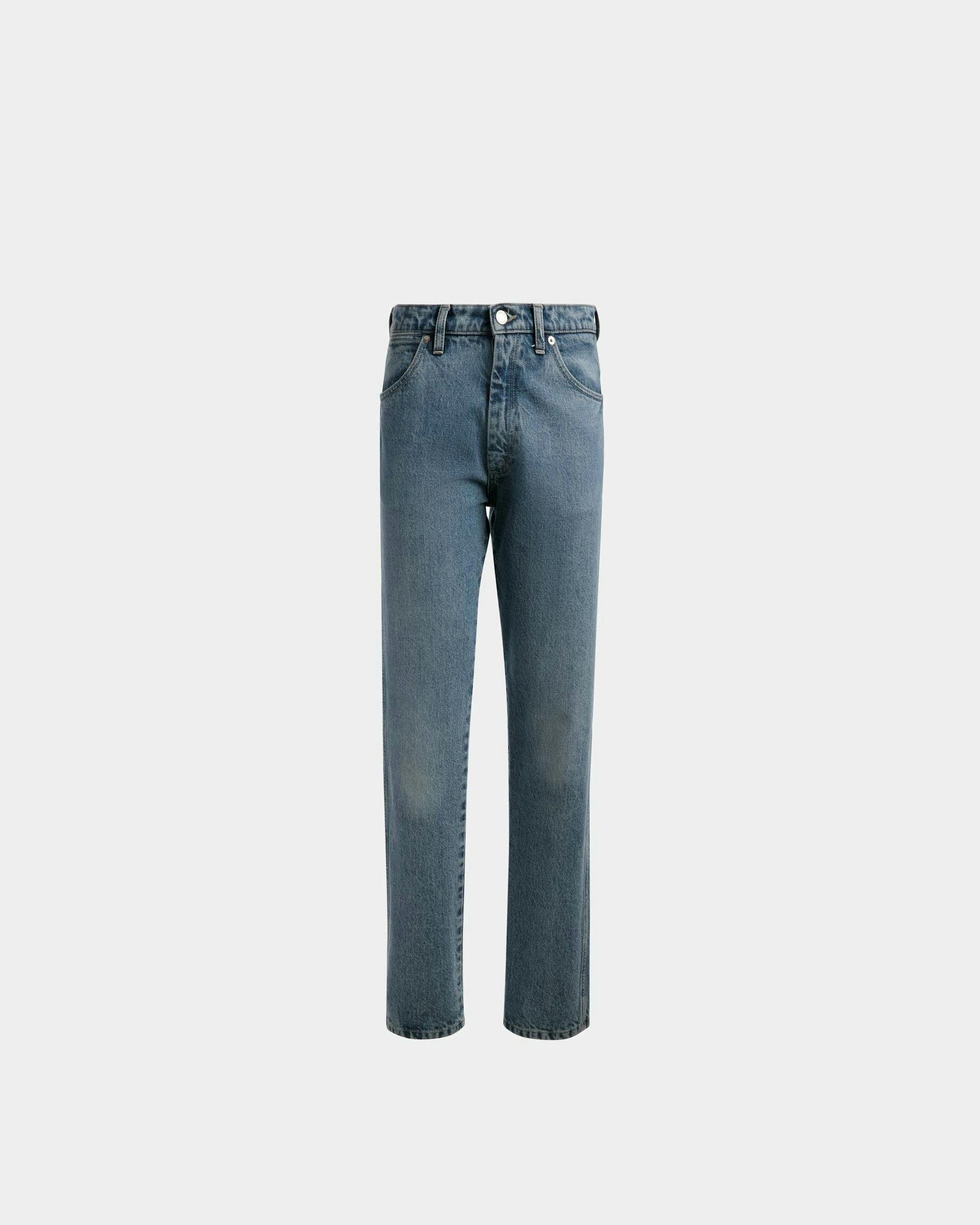 Straight Jeans In Light Blue Denim - Men's - Bally - 01
