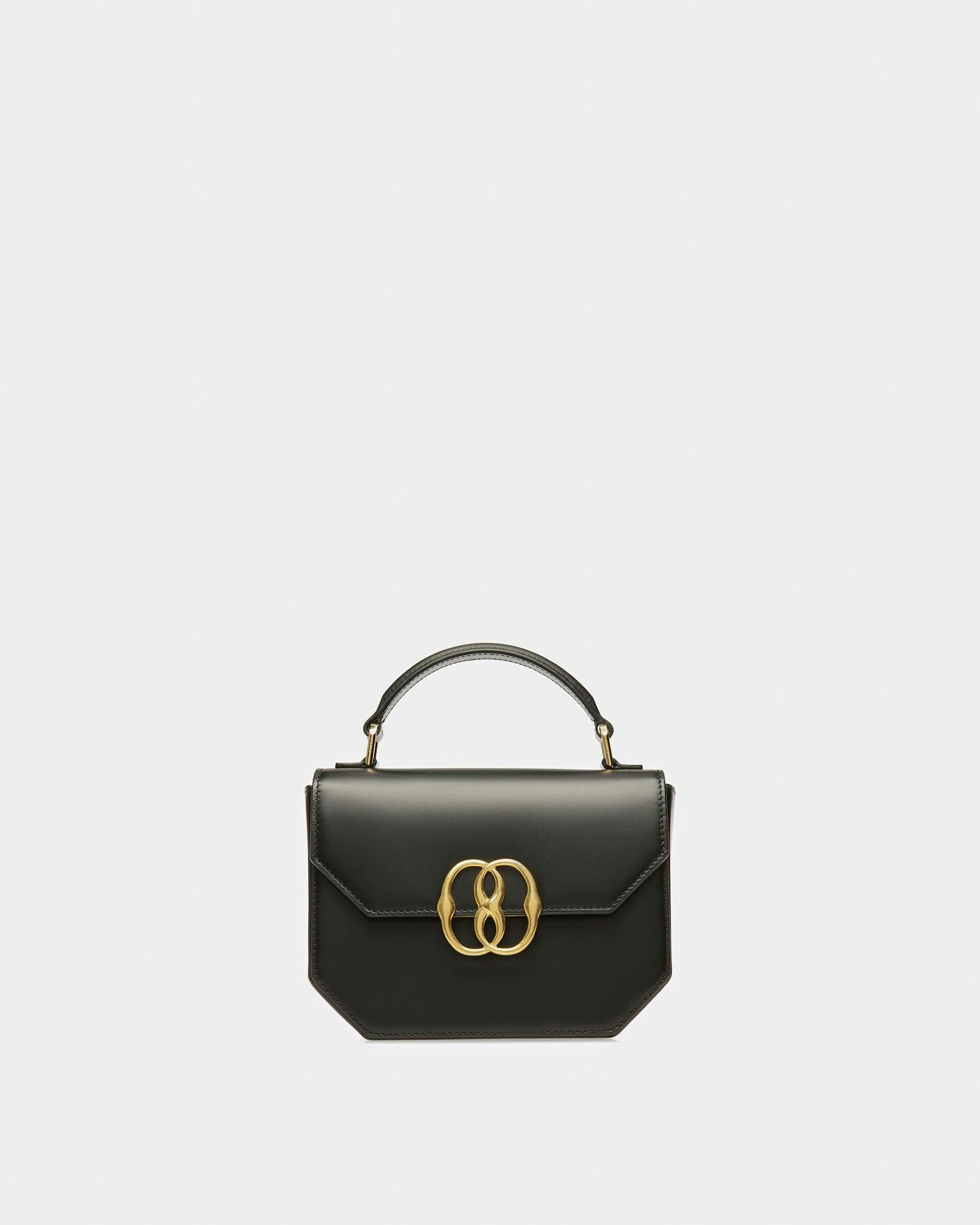Emblem Mini Bag In Leather - Women's - Bally - 01