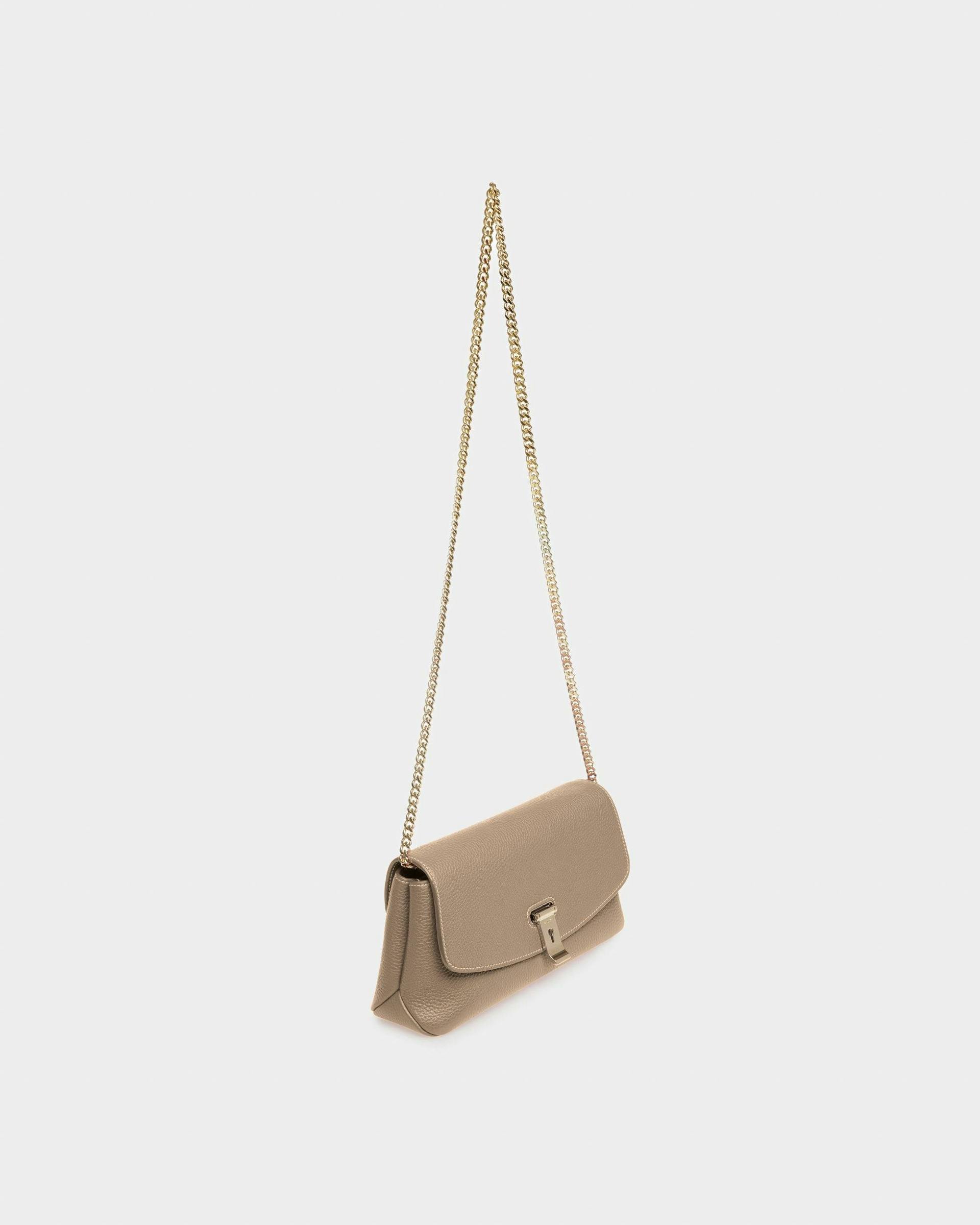 Leena Leather Minibag In Taupe - Women's - Bally - 06