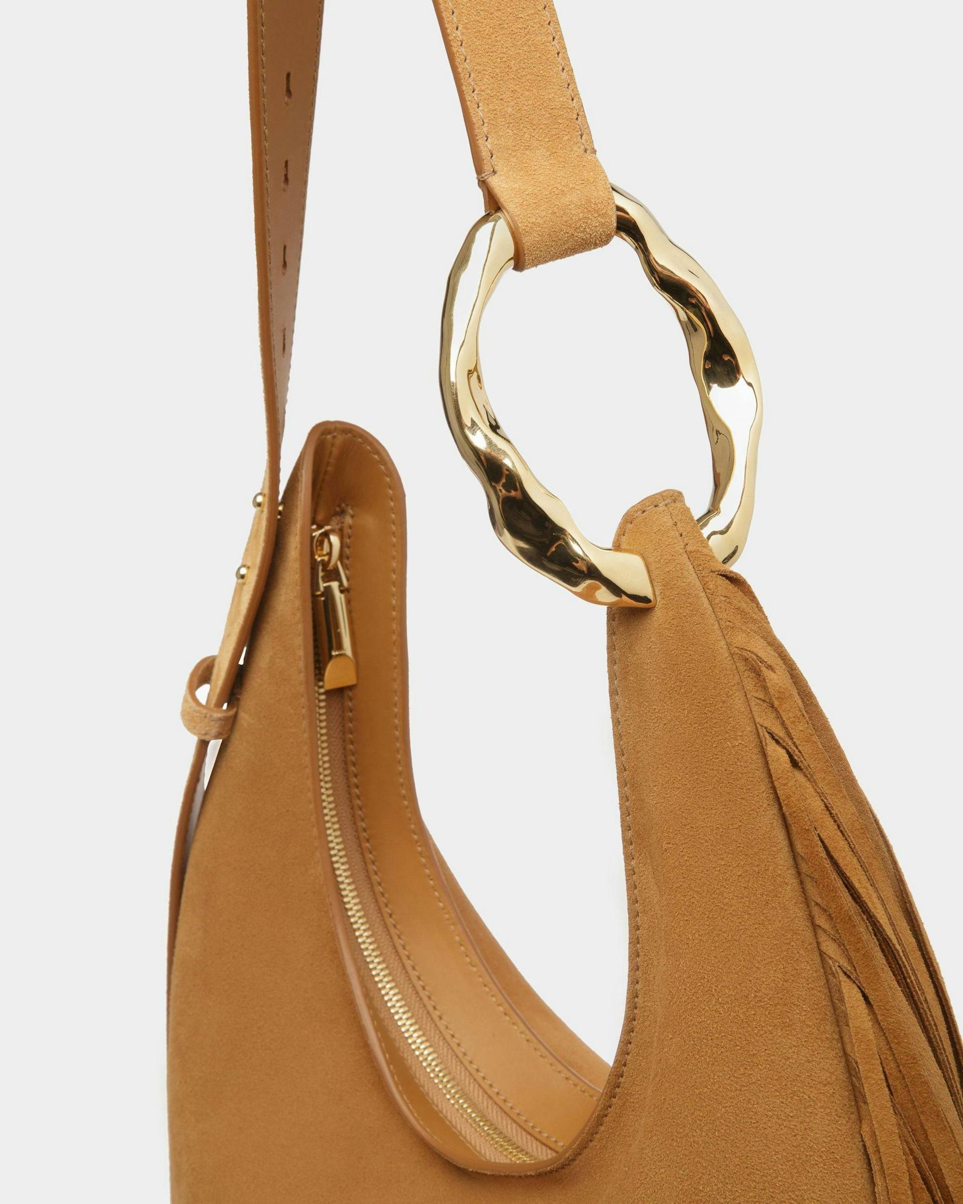 Baroque Hobo Bag In Desert Leather - Women's - Bally - 06