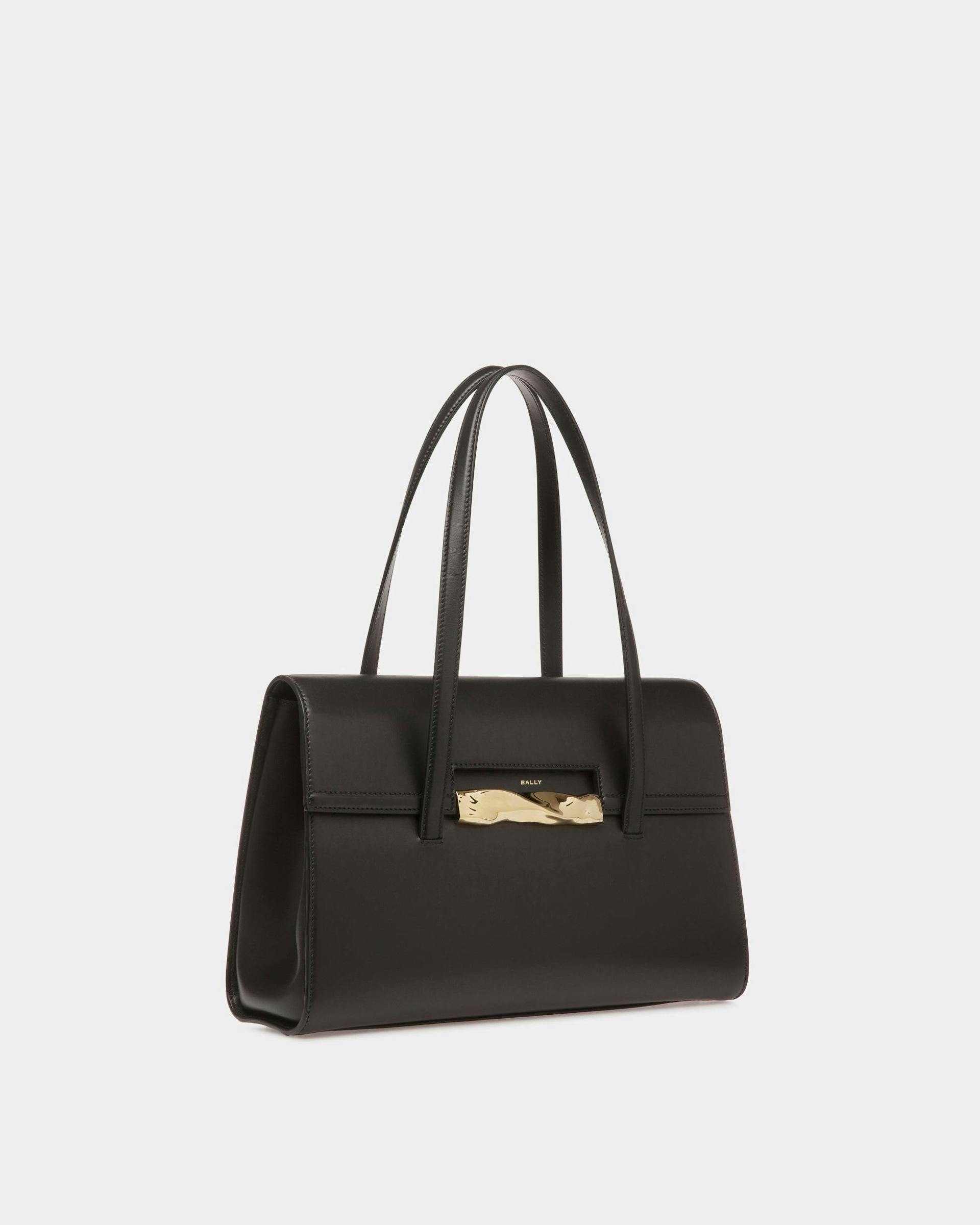 Baroque Shoulder Bag In Black Leather - Women's - Bally - 04