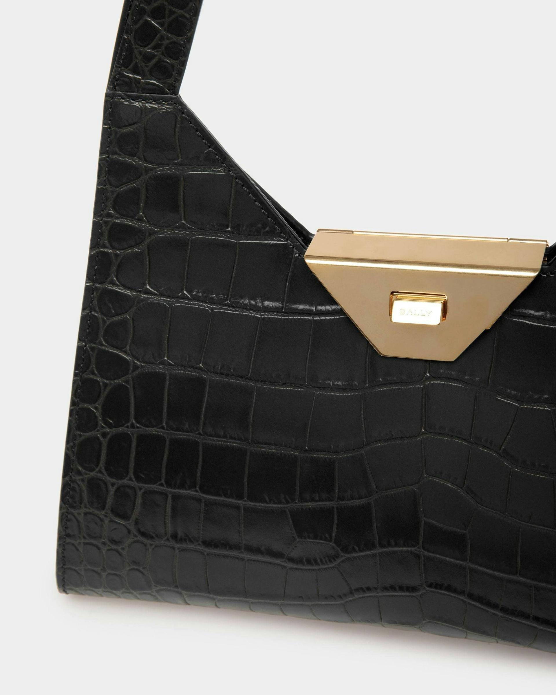 Trilliant Shoulder Bag In Black Leather - Women's - Bally - 05