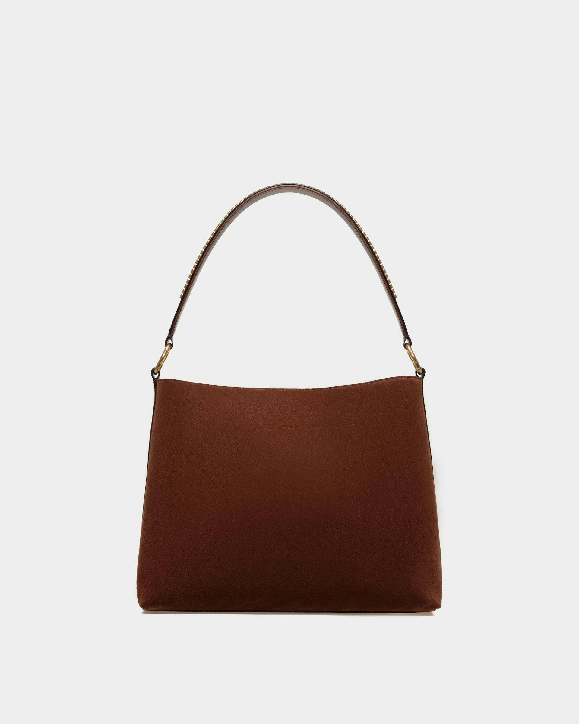 Women's Arkle Hobo Bag in Suede | Bally | Still Life Front