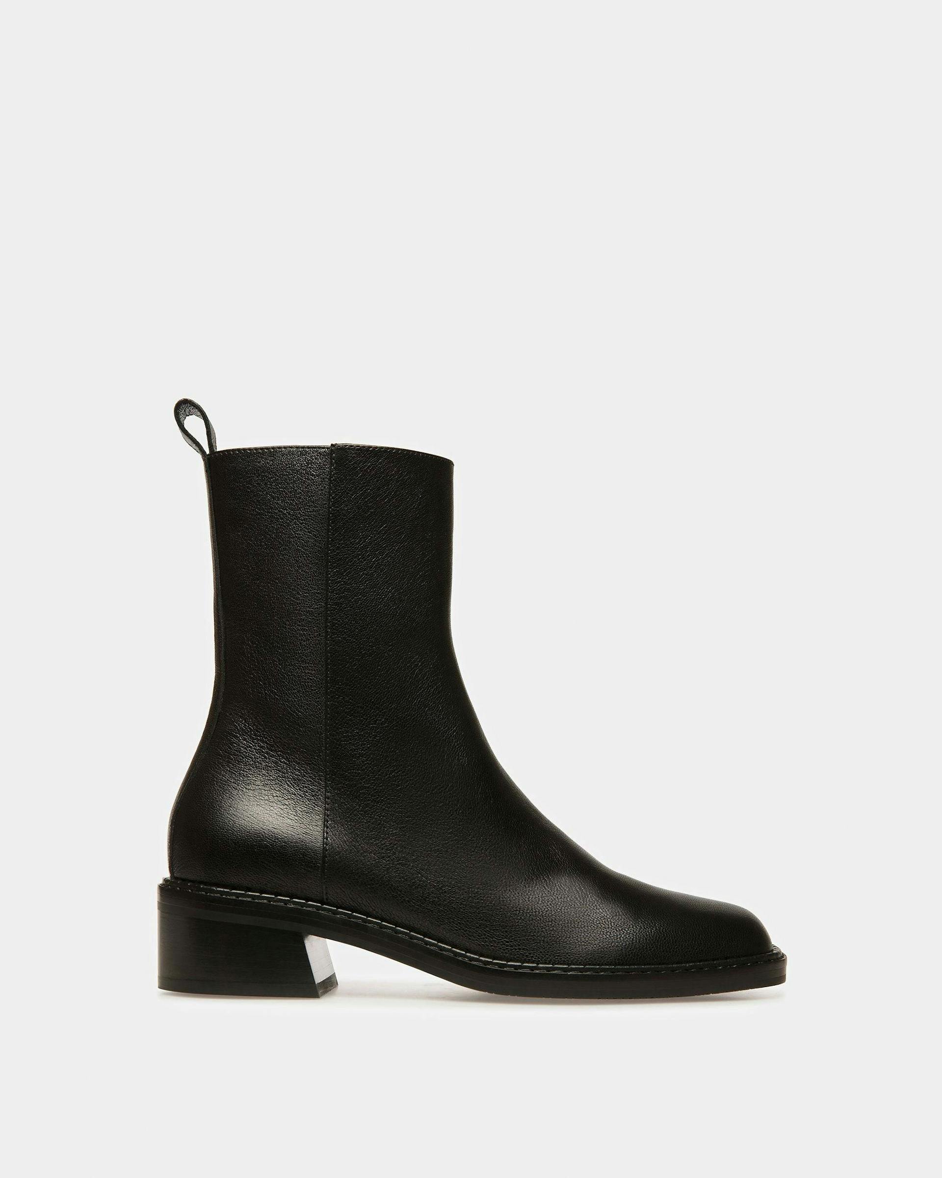 Austine Leather Boots In Black - Women's - Bally - 01