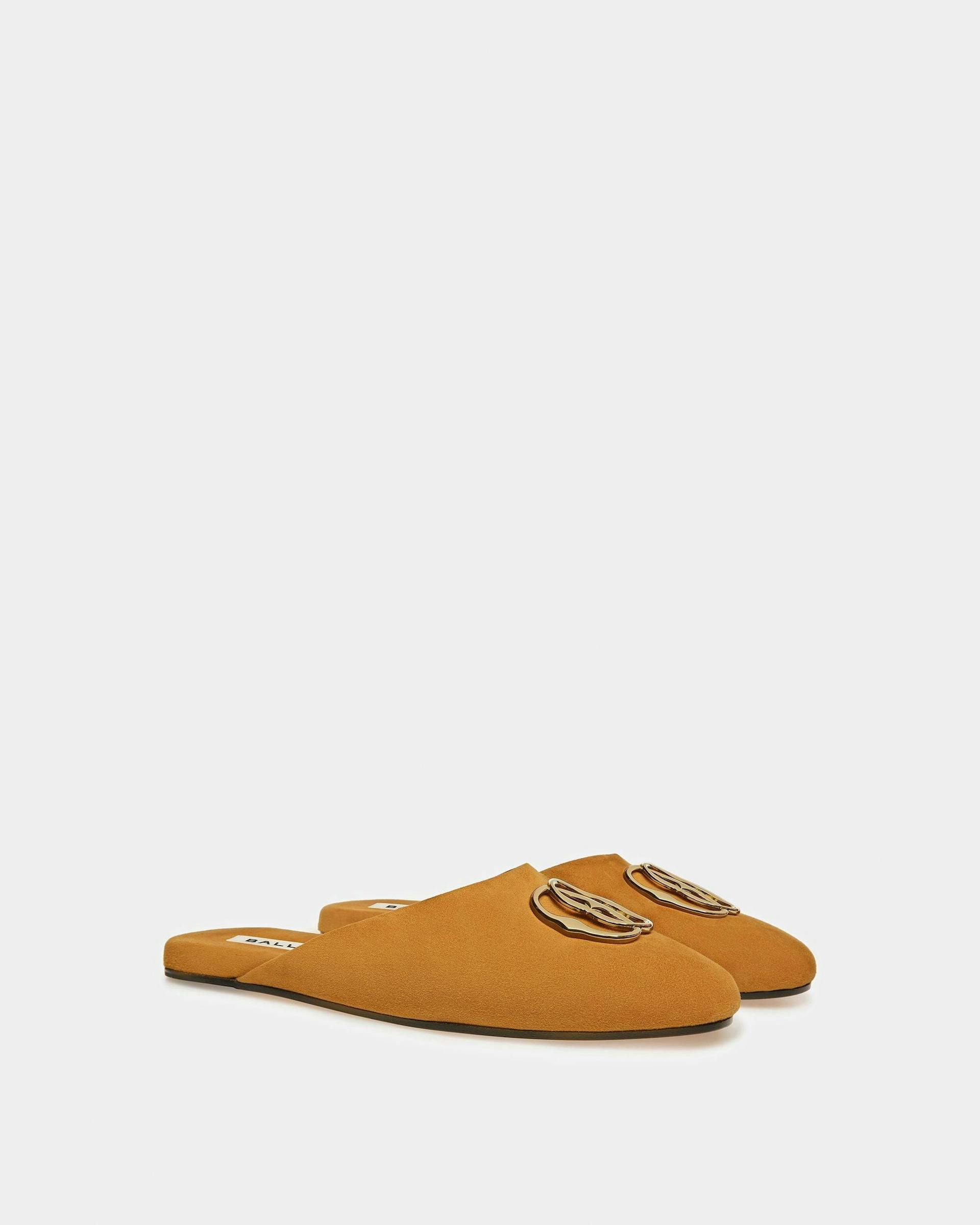 Emblem Loafer In Suede - Women's - Bally - 03