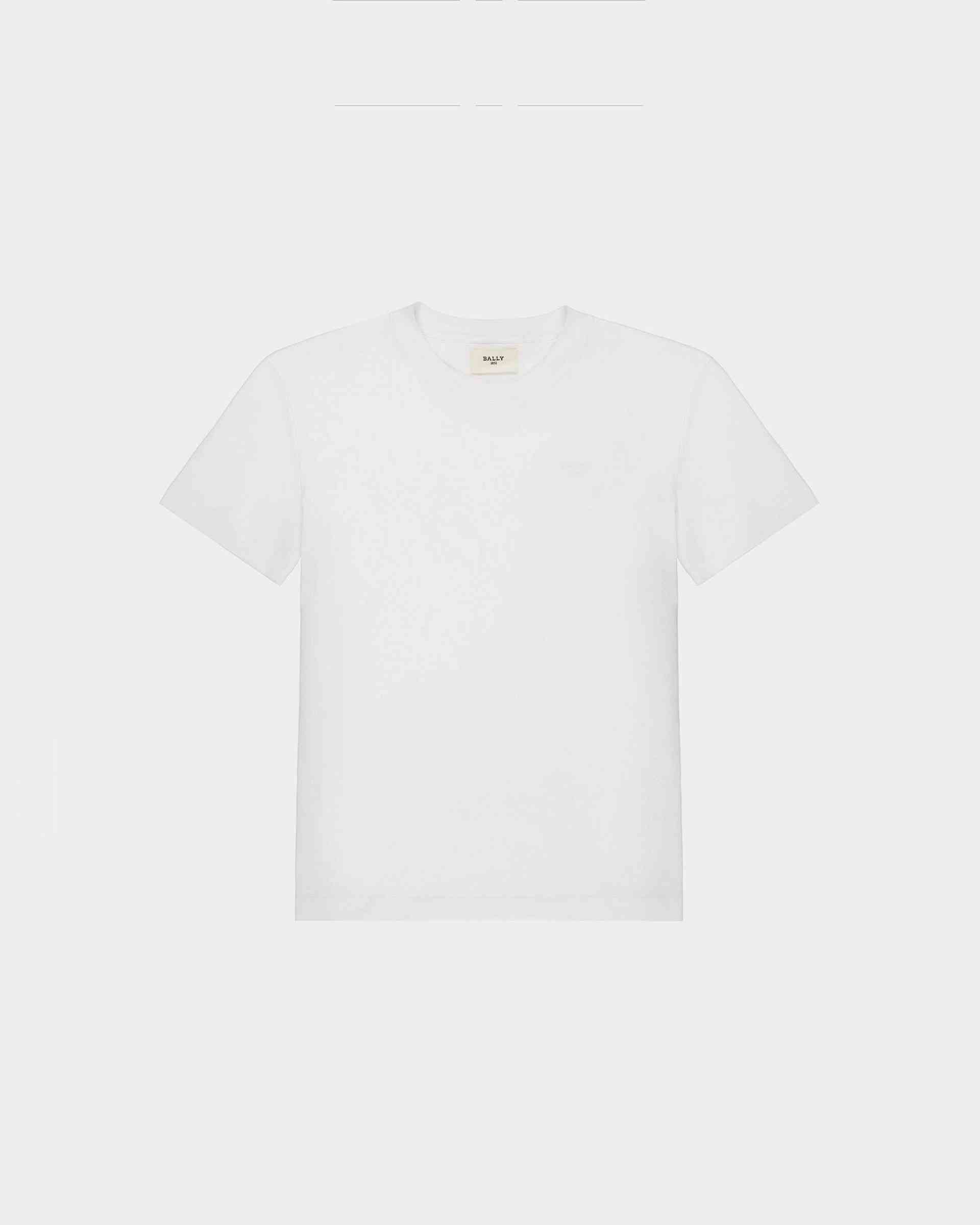Organic Cotton T-Shirt In White - Women's - Bally