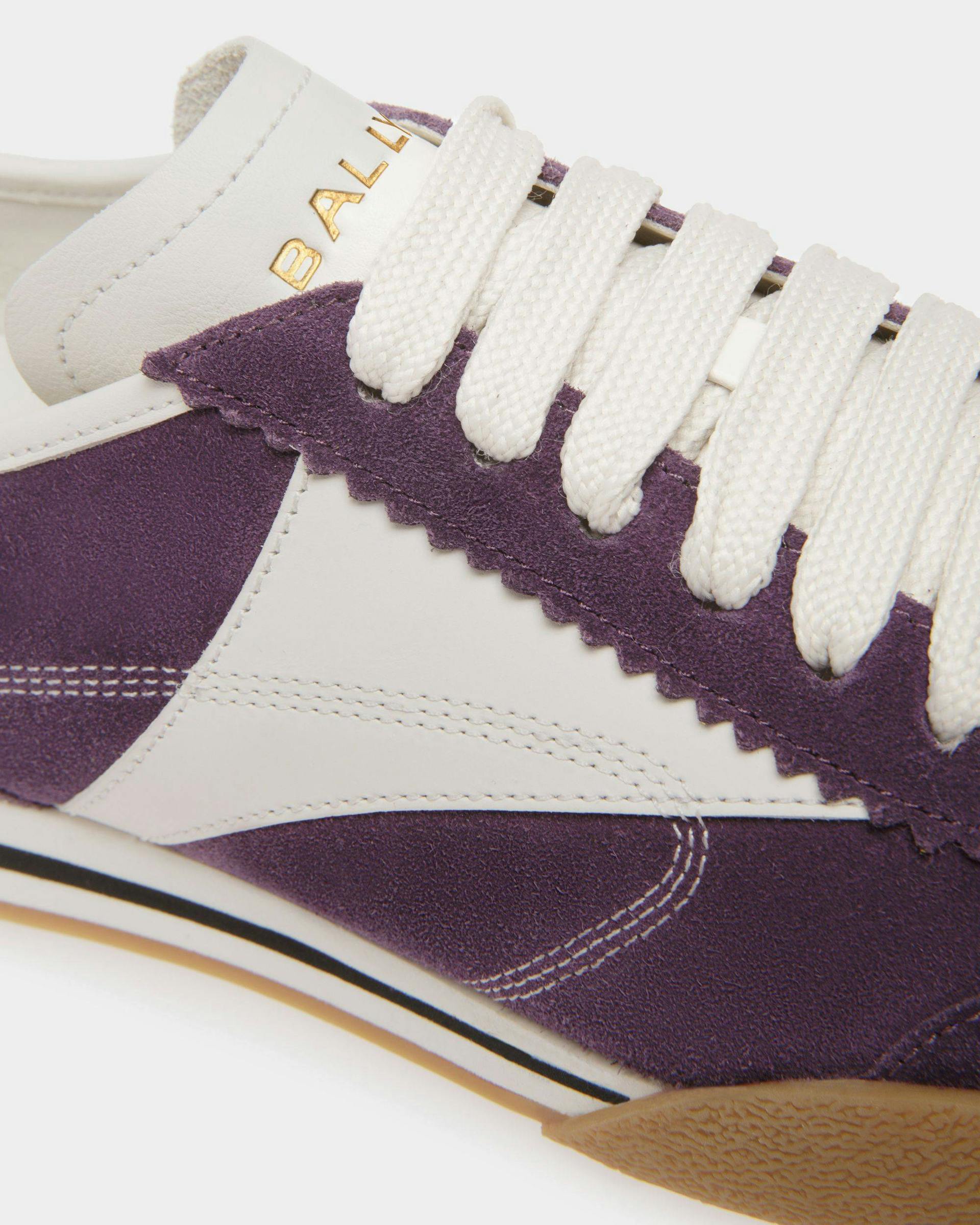 Sussex Sneakers In Orchid And White Leather - Women's - Bally - 06