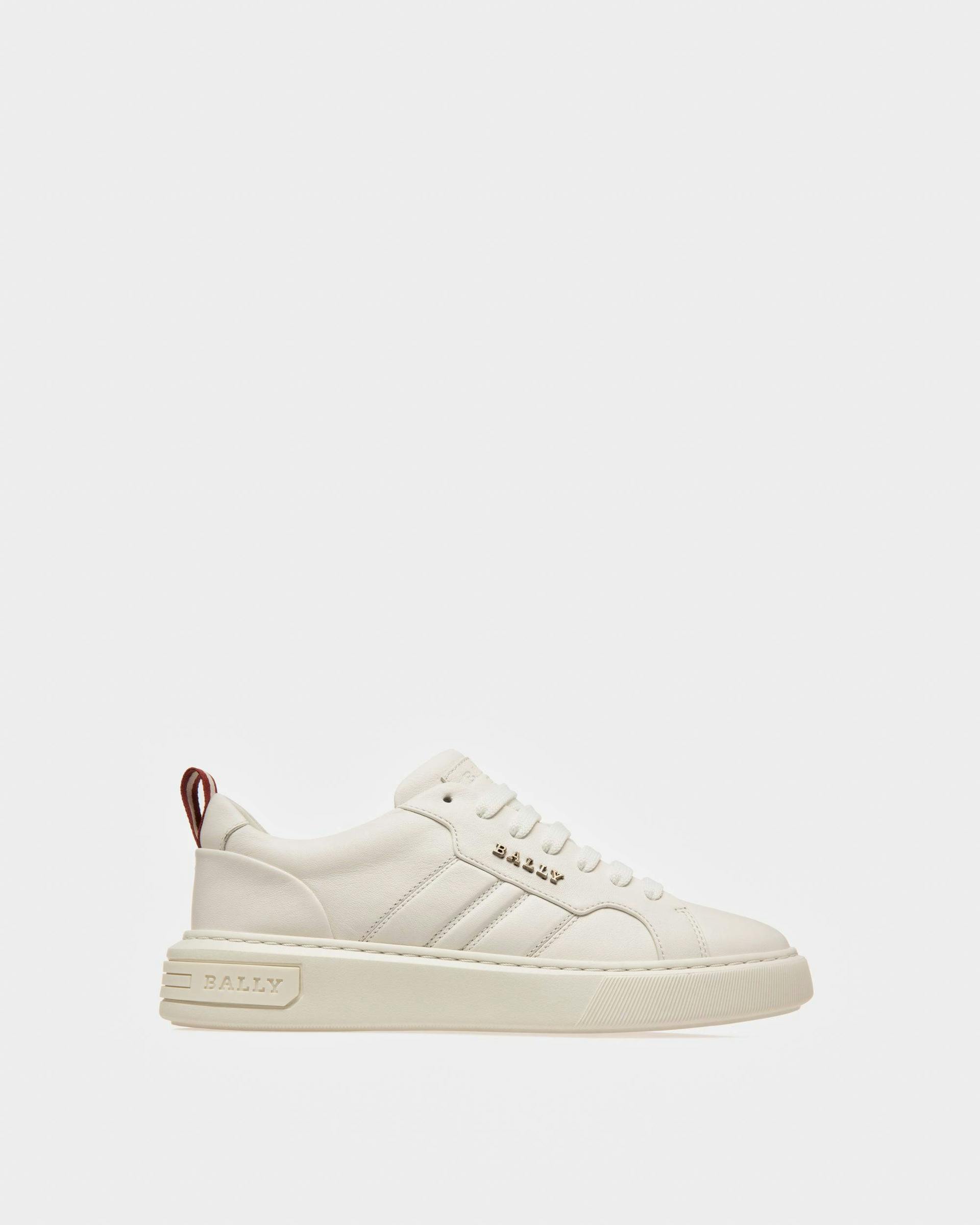 Maxim Leather Sneakers In White - Women's - Bally - 01