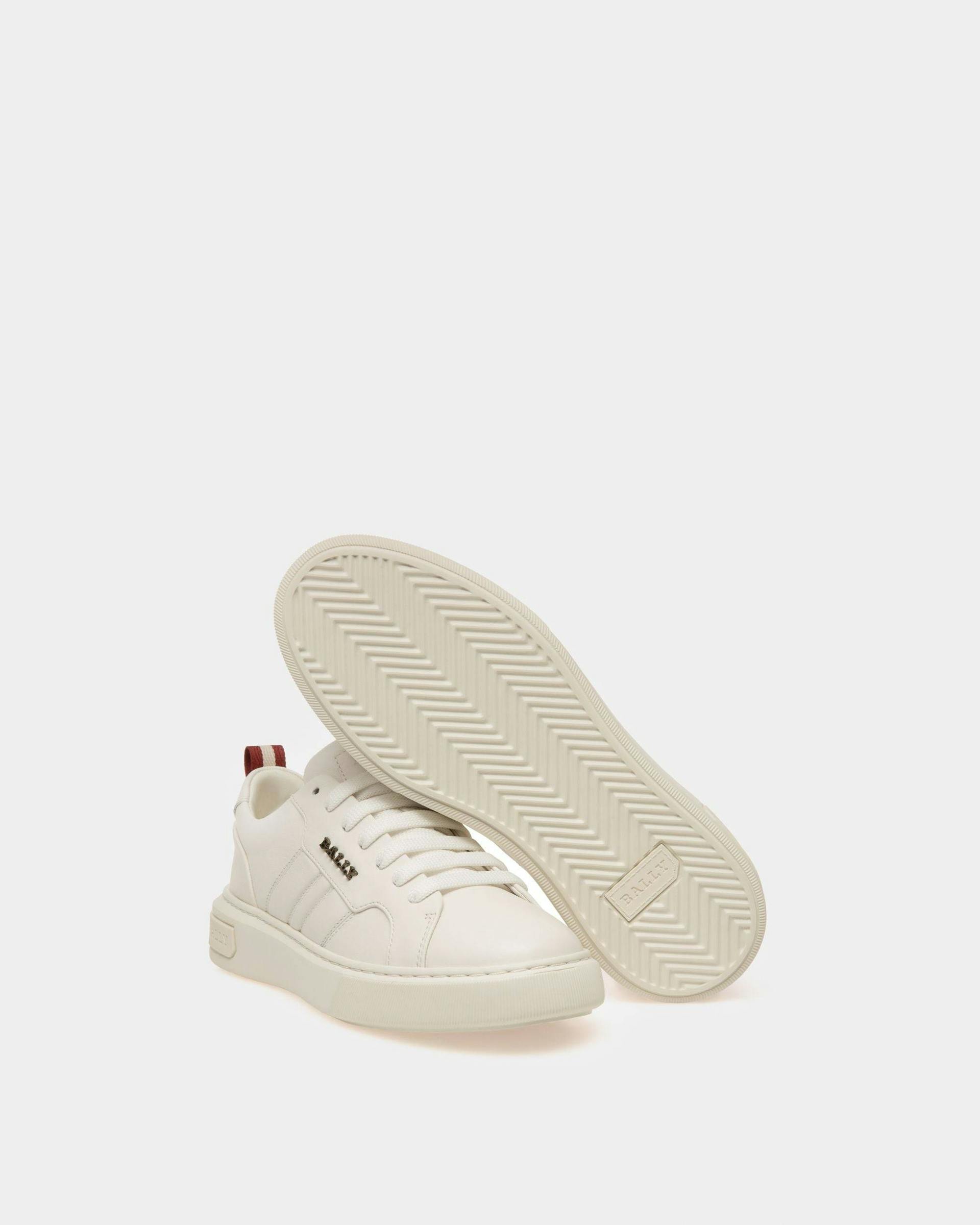 Maxim Leather Sneakers In White - Women's - Bally - 05