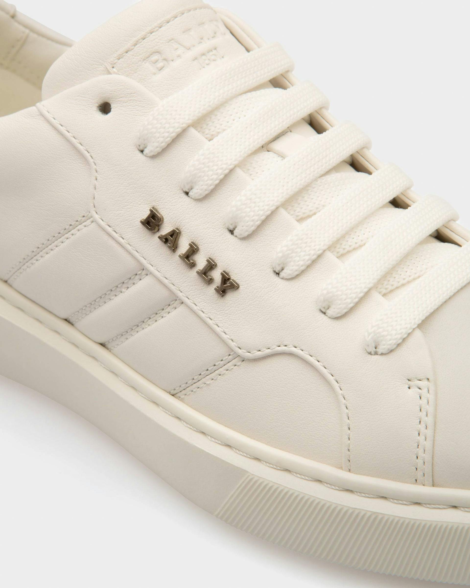Maxim Leather Sneakers In White - Women's - Bally - 06