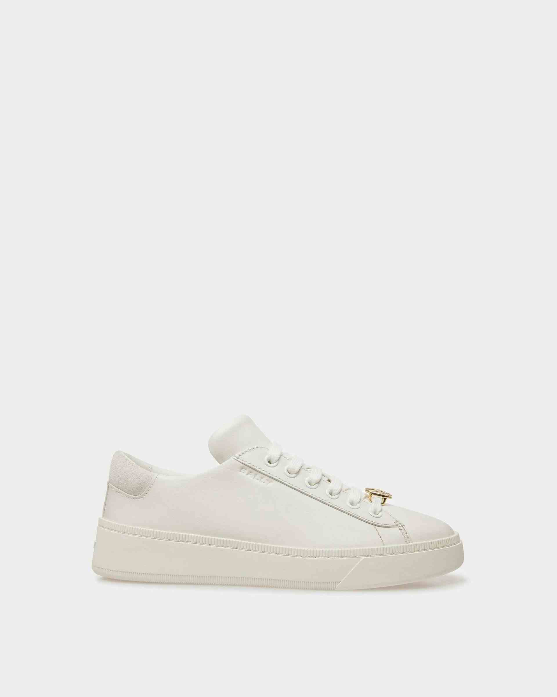 Raise Sneakers In White Leather - Women's - Bally