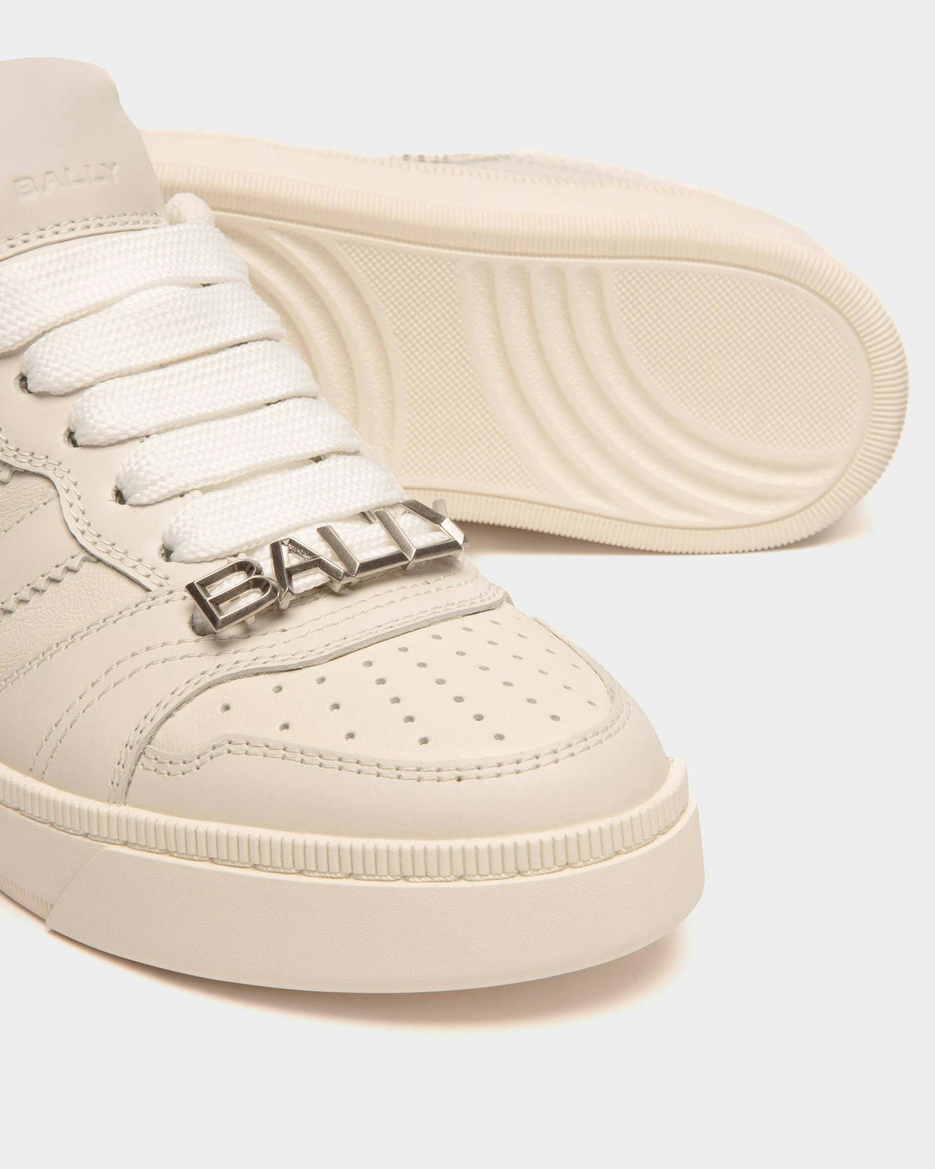 Women's Raise Sneaker In White Leather | Bally | Still Life Below