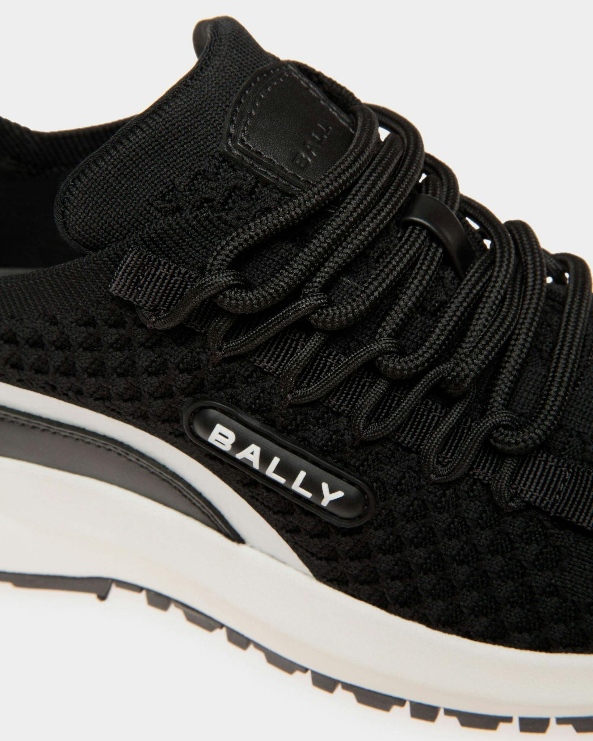 Women's Outline Sneaker in Black Knit | Bally | Still Life Detail