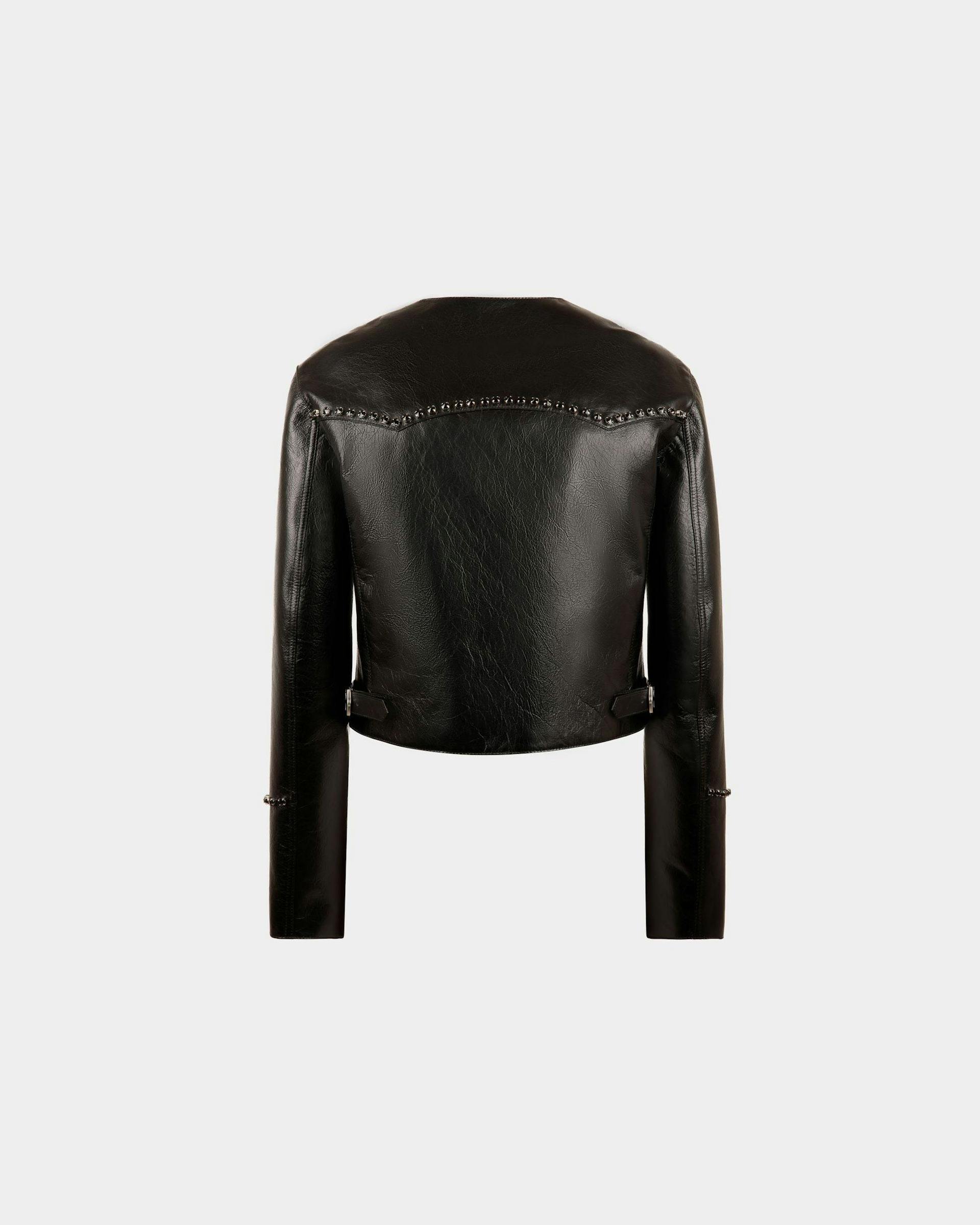 Jacket in Black Leather - Women's - Bally - 03